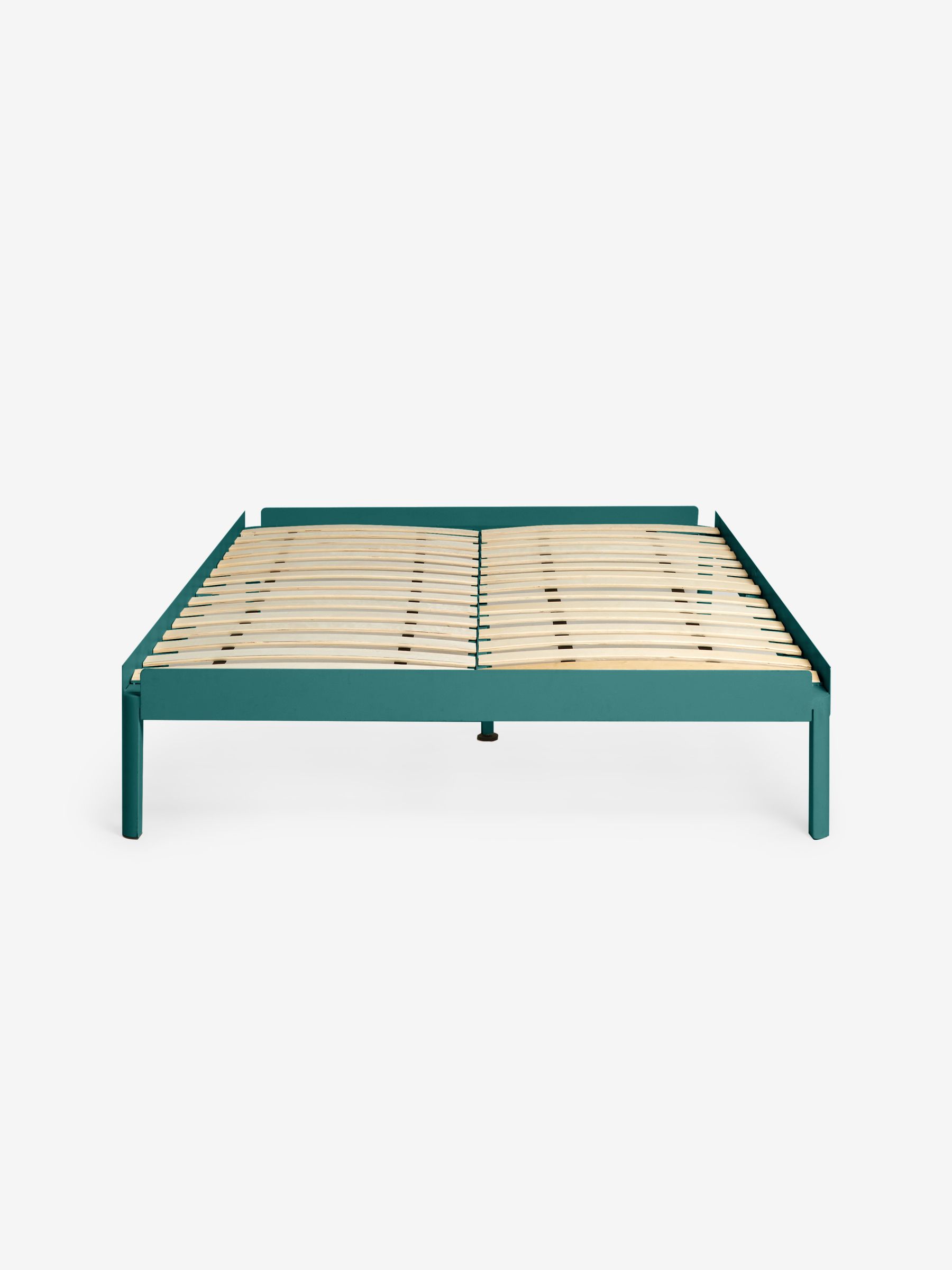 Lira Metal Platform Bed in Green - Image 5 of 5