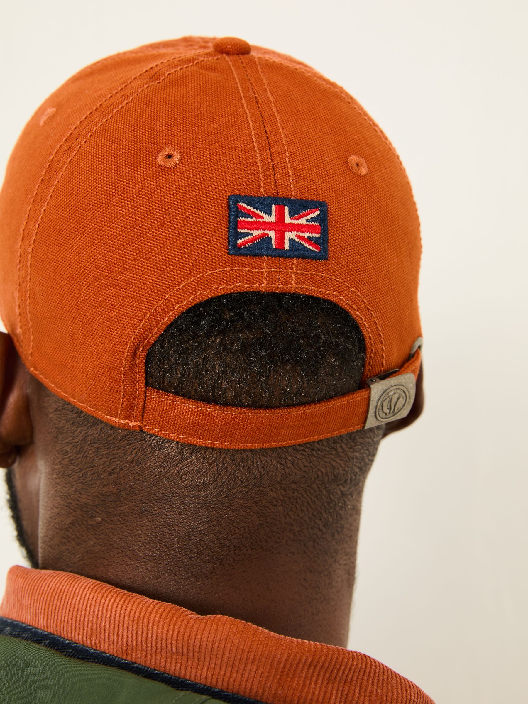 Burnt Orange 100% Cotton Canvas Baseball Cap - Image 2 of 4