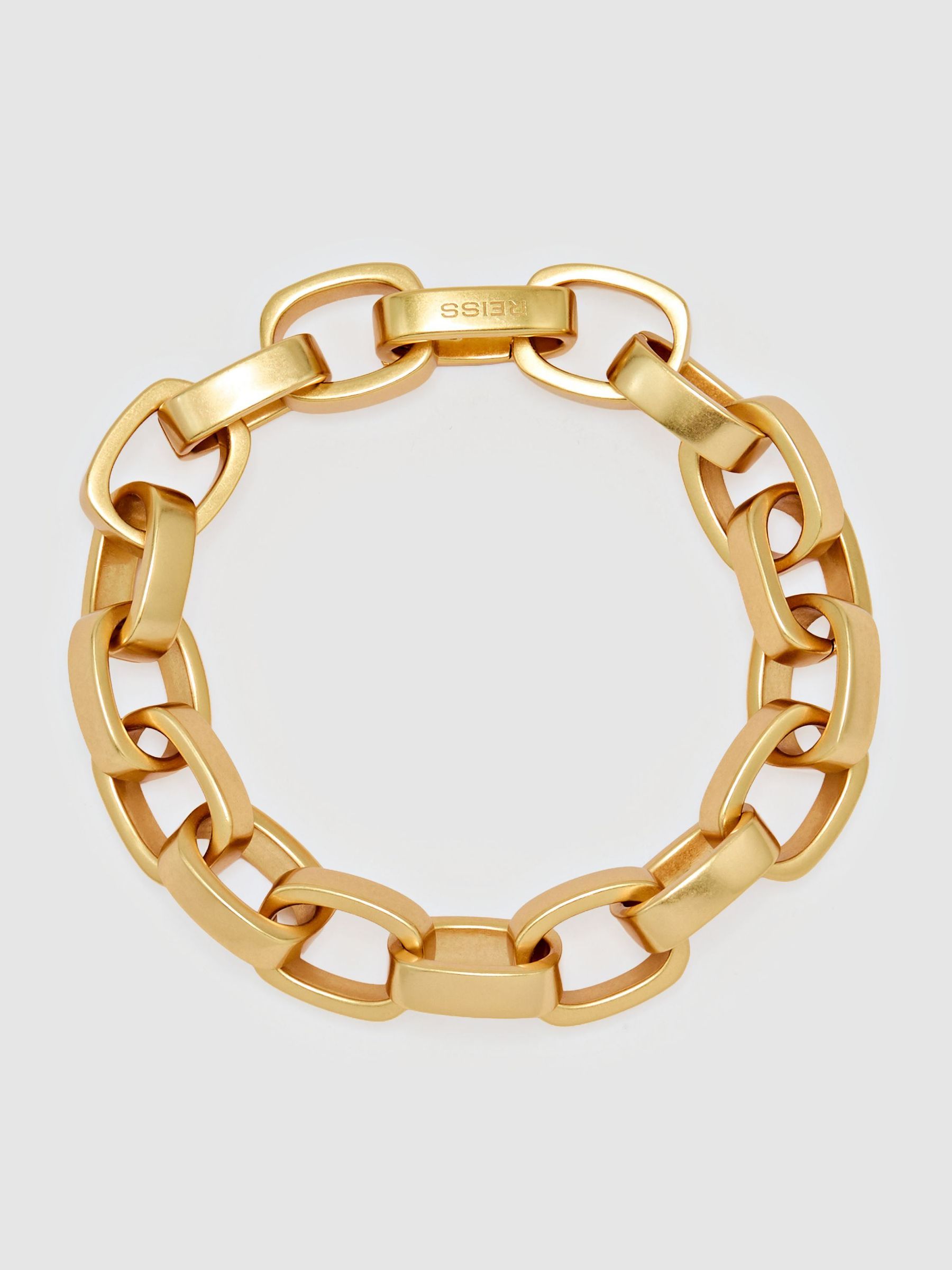 Chunky Chain-Link Bracelet in Gold Tone - Image 1 of 2