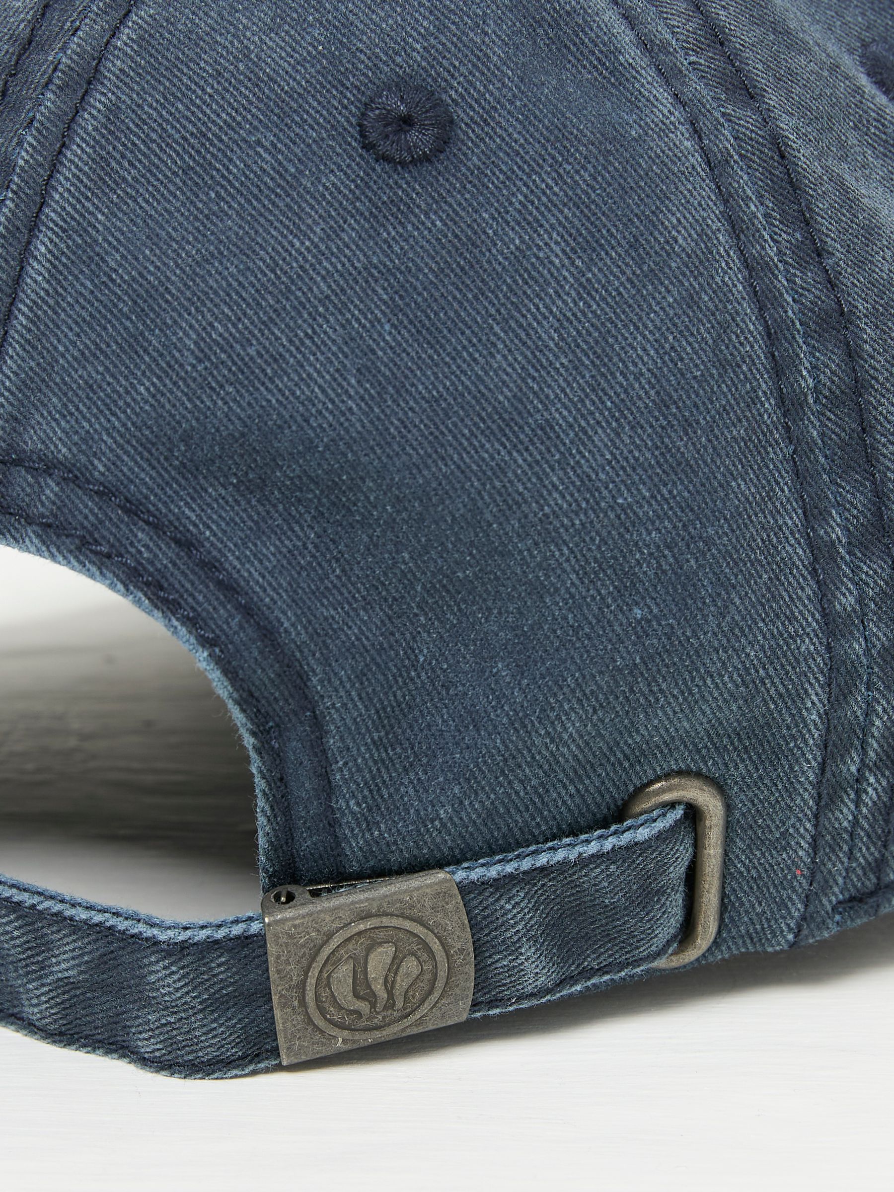 Blue Embroidered Sun 100% Cotton Cap - Image 2 of 2