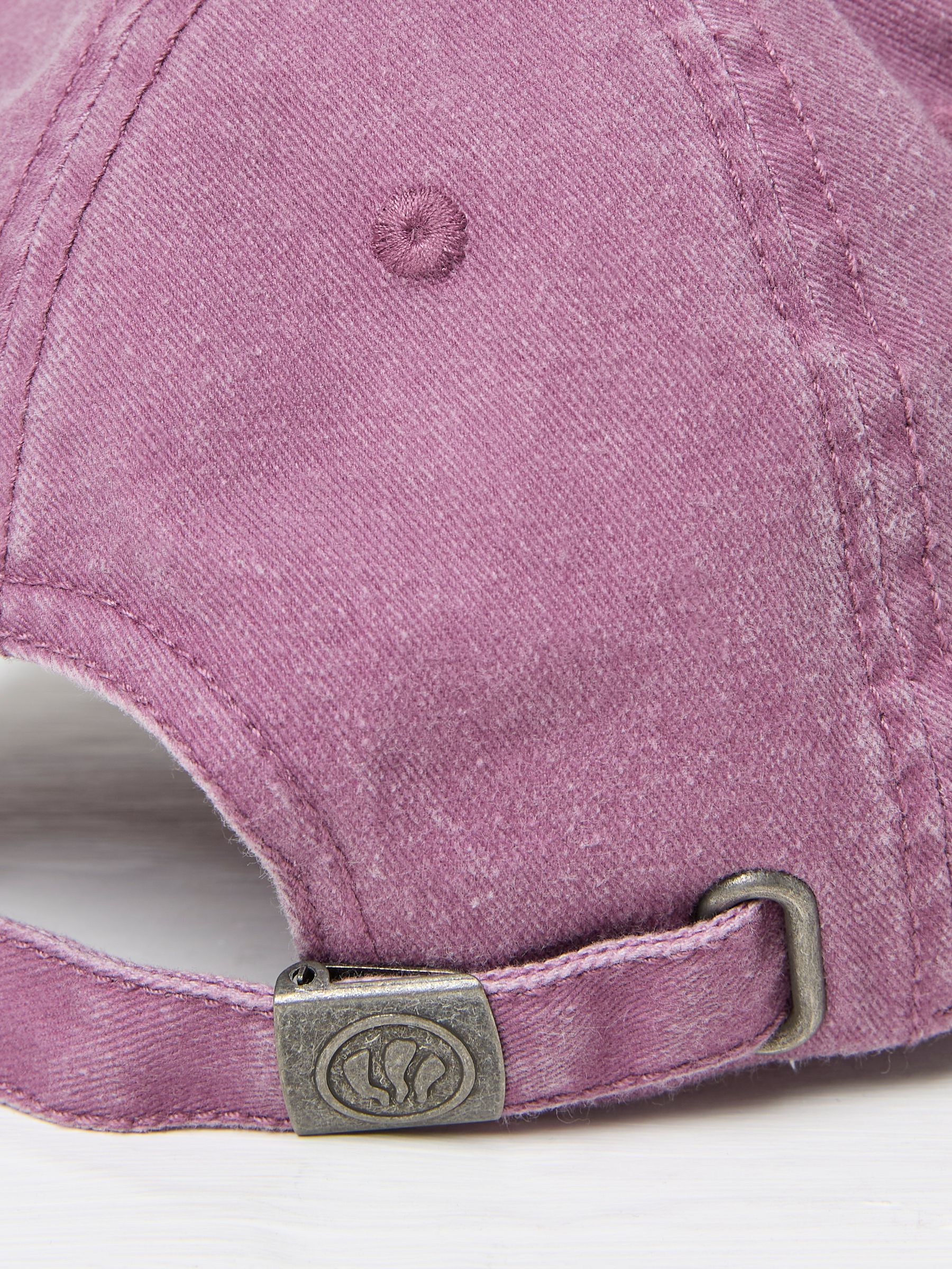 Purple Embroidered Sun 100% Cotton Cap - Image 2 of 2