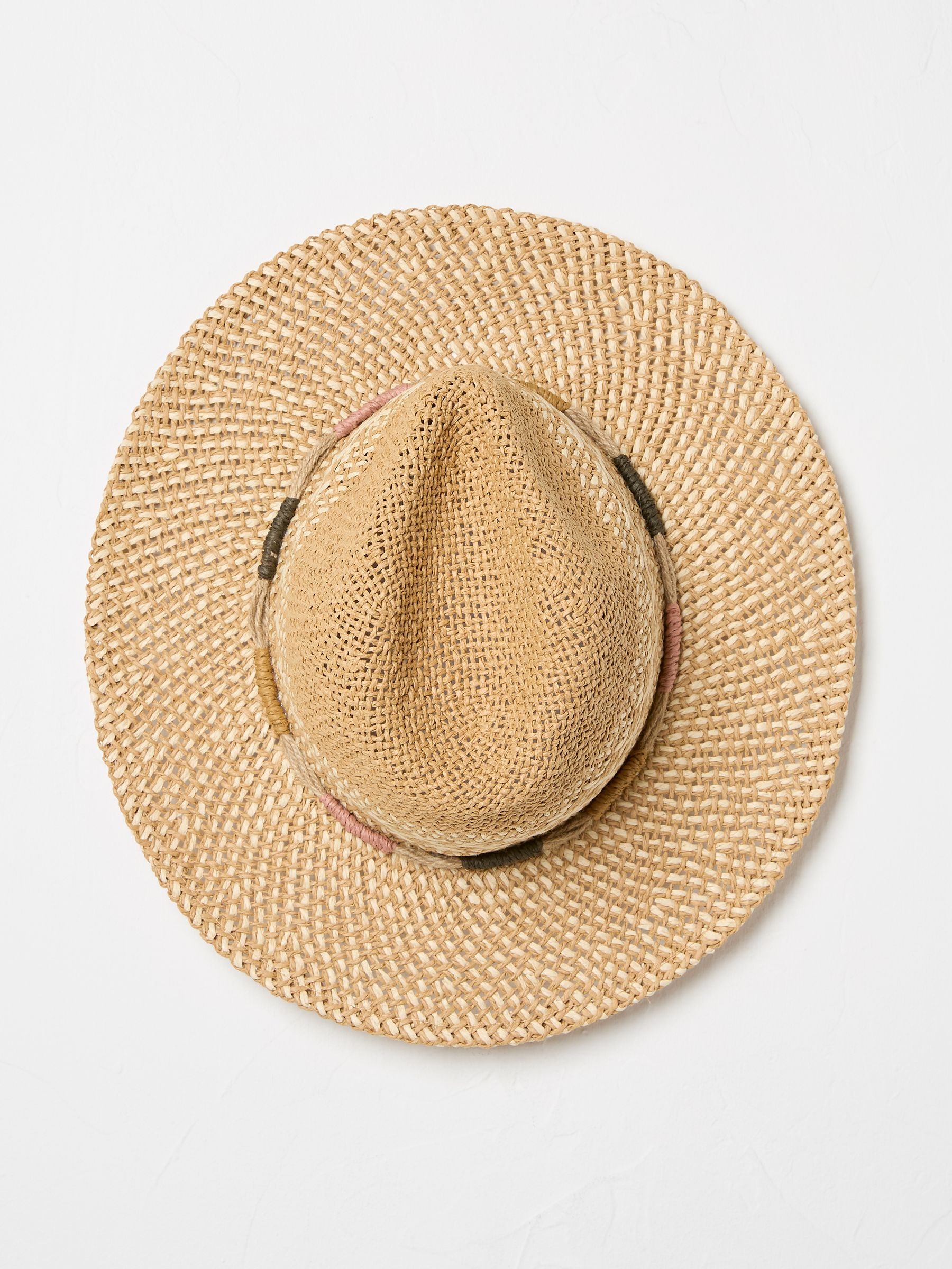 Natural Straw Fedora Hat - Image 4 of 4
