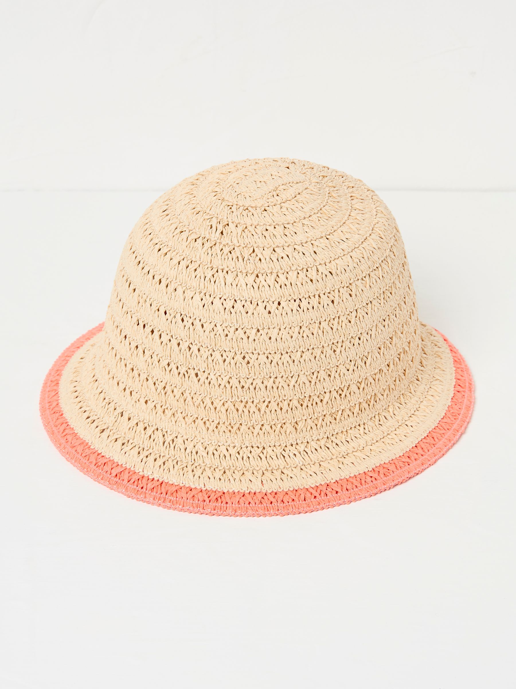 Natural Straw Bucket Hat - Image 1 of 2