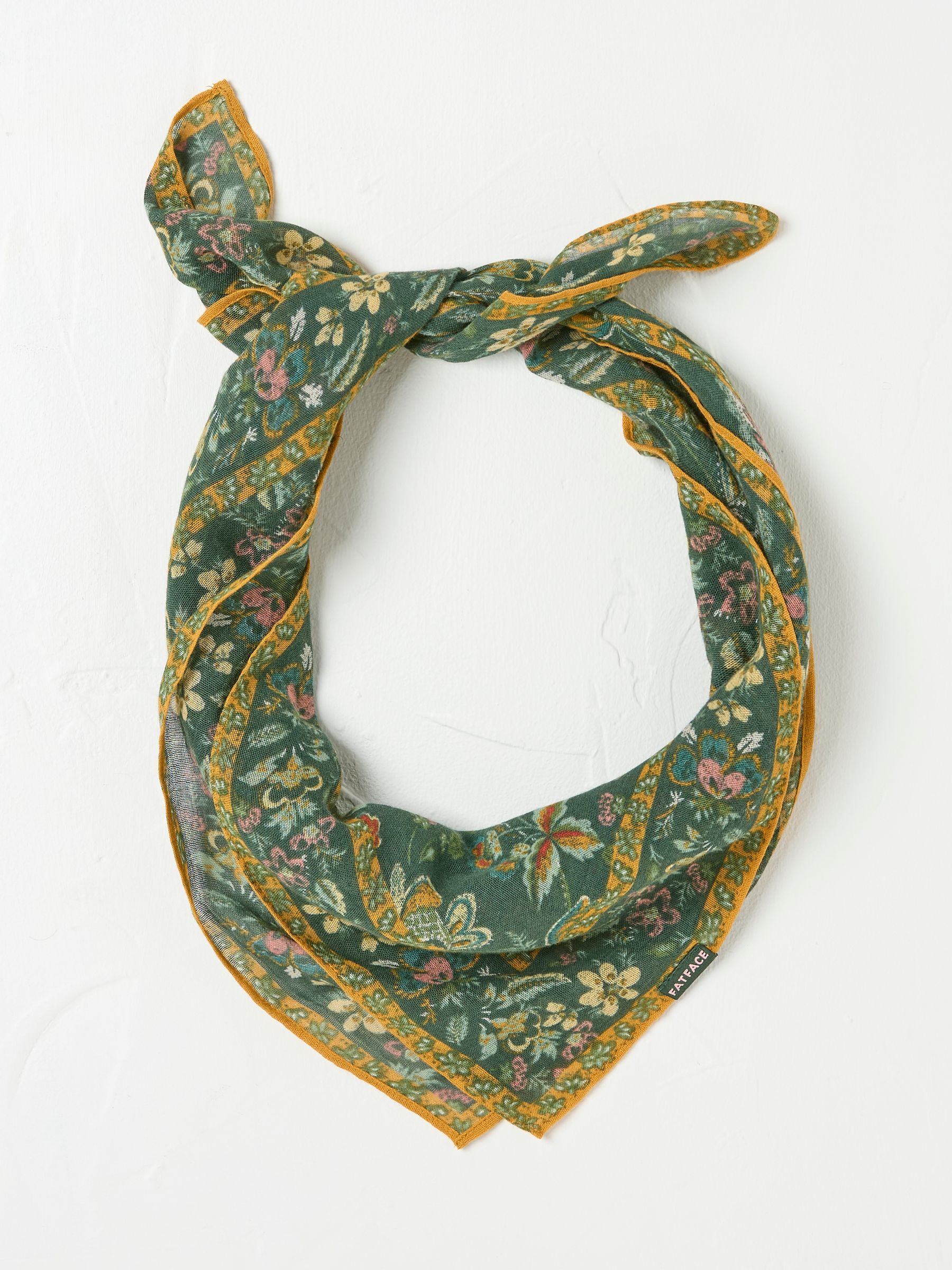 Green Wilding Printed Hair Scarf - Image 1 of 2