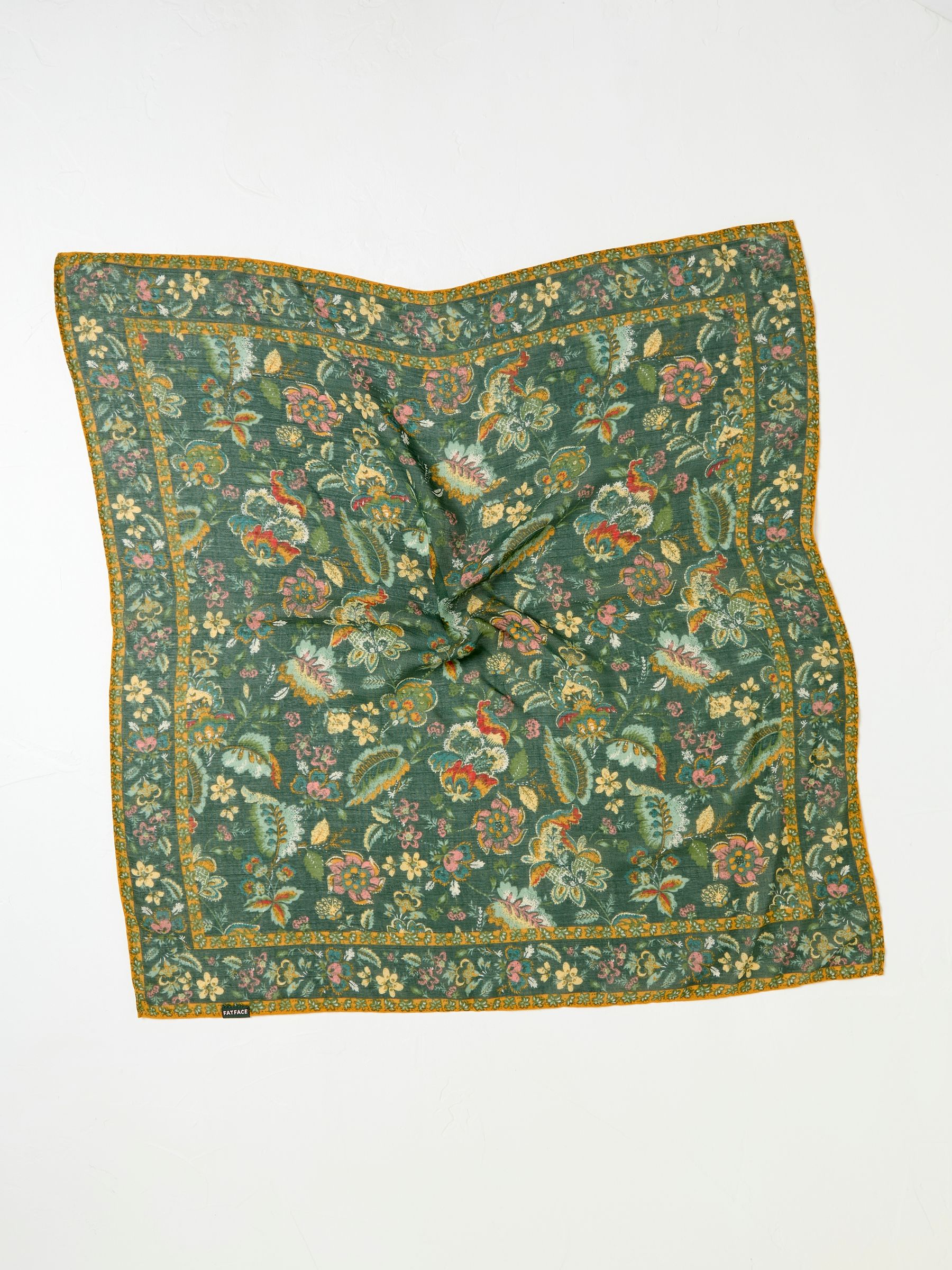 Green Wilding Printed Hair Scarf - Image 2 of 2