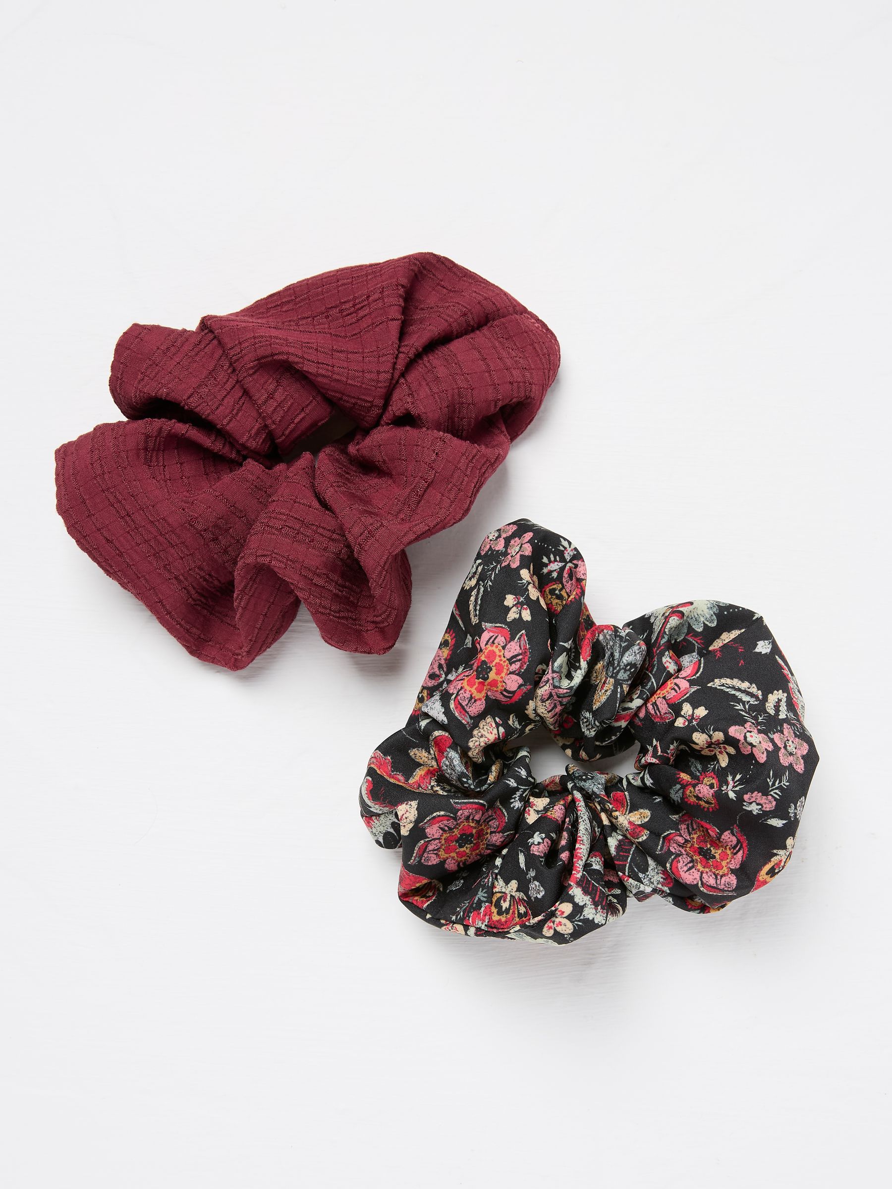 Burgundy Innocence Scrunchies 2 Pack - Image 1 of 3