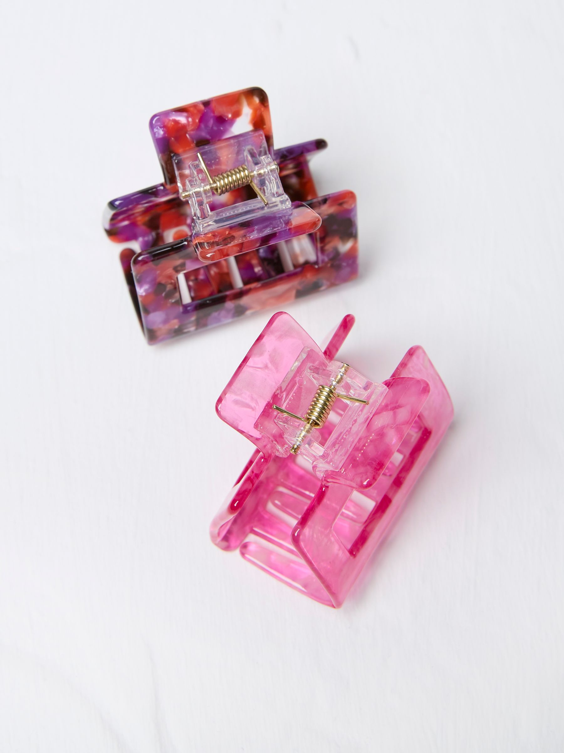 Pink Claw Clips 2 Pack - Image 2 of 2