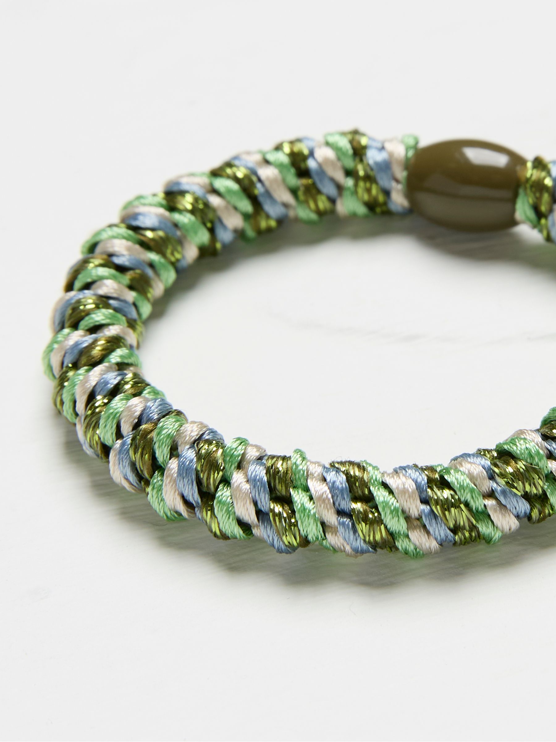 Green Twist Hair Tie - Image 2 of 2