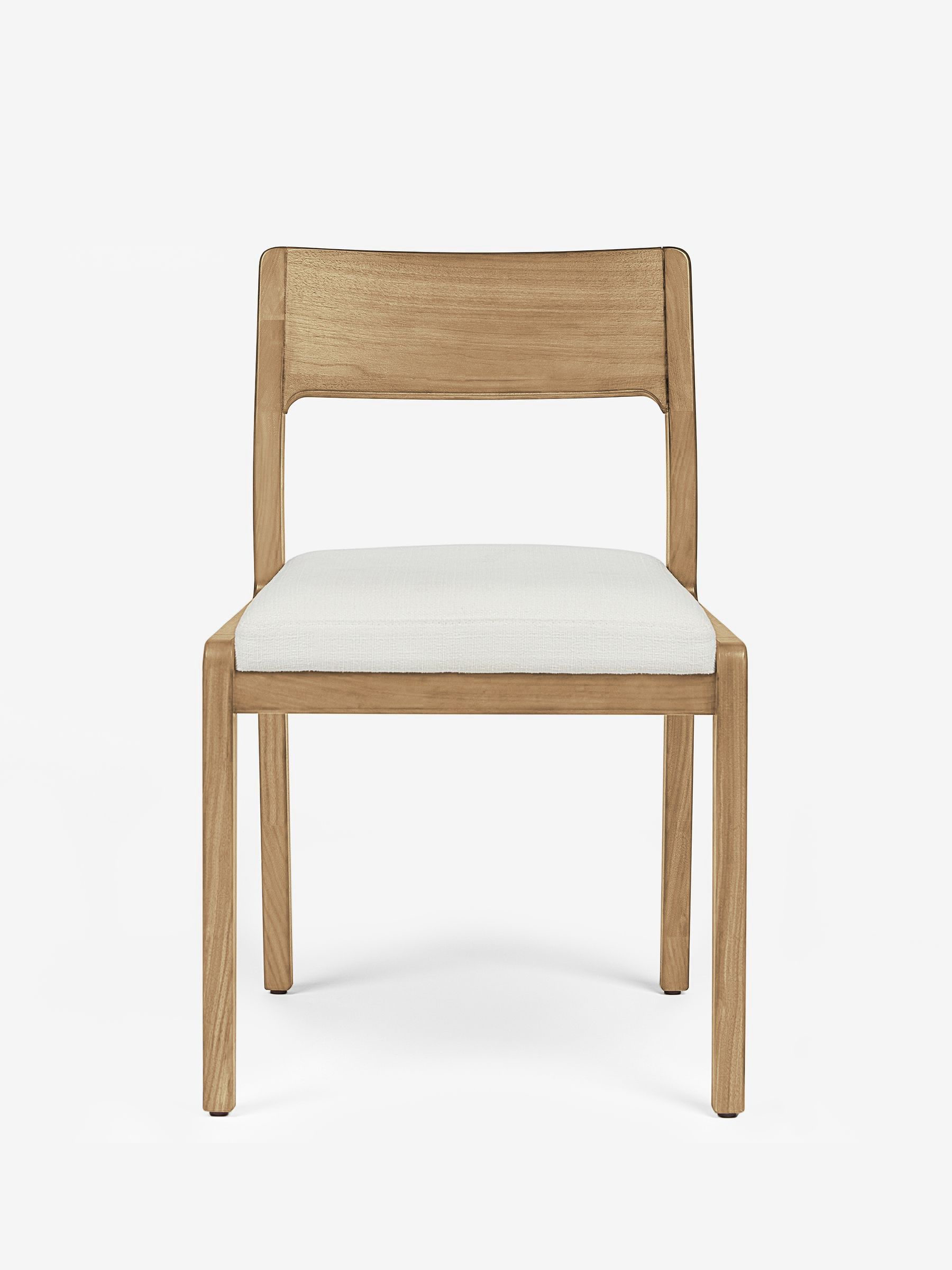Jasper Conran London Set of 2 Oak Frame Natural Belgrave Dining Chairs - Image 3 of 7