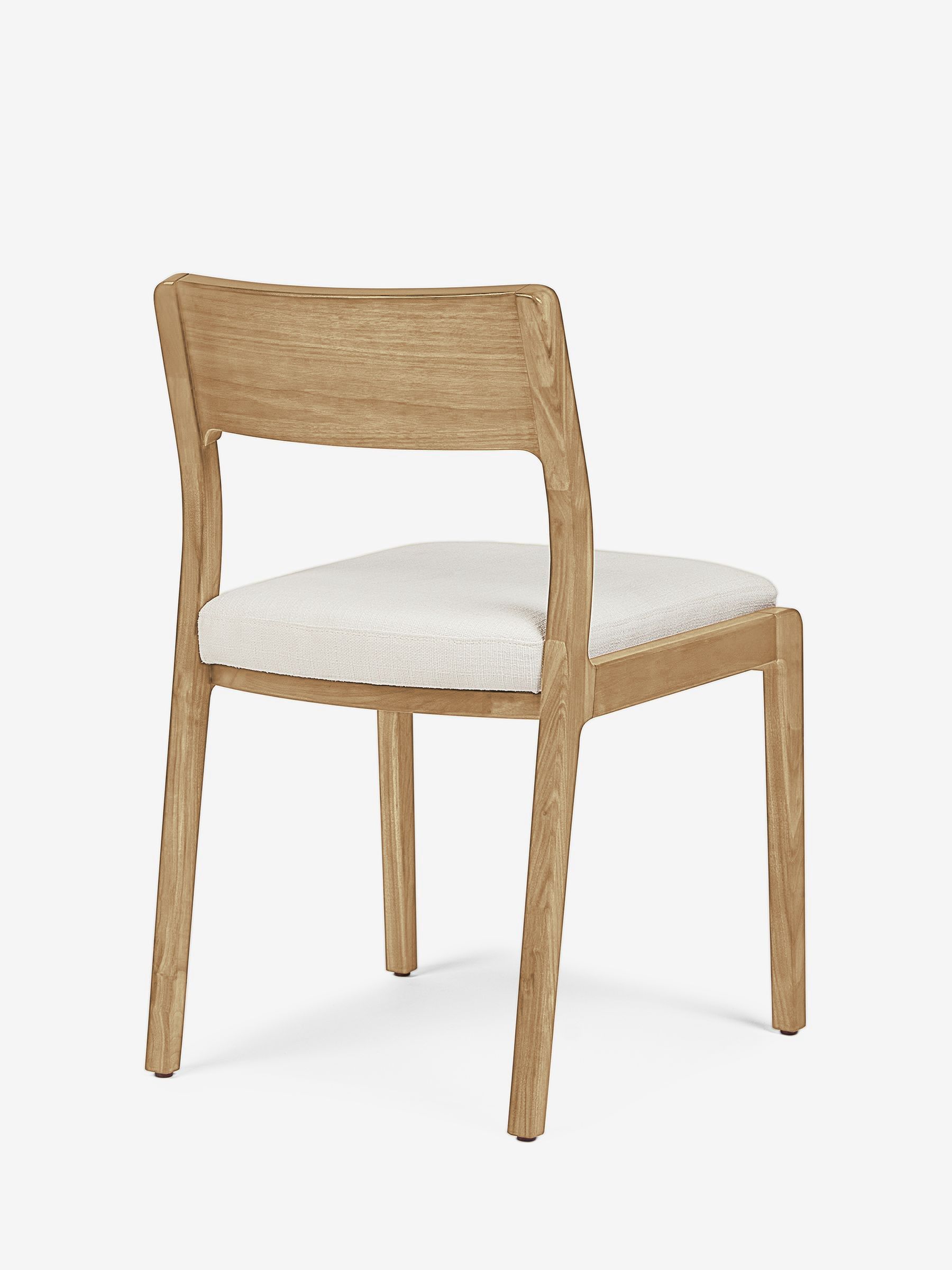 Jasper Conran London Set of 2 Oak Frame Natural Belgrave Dining Chairs - Image 5 of 7