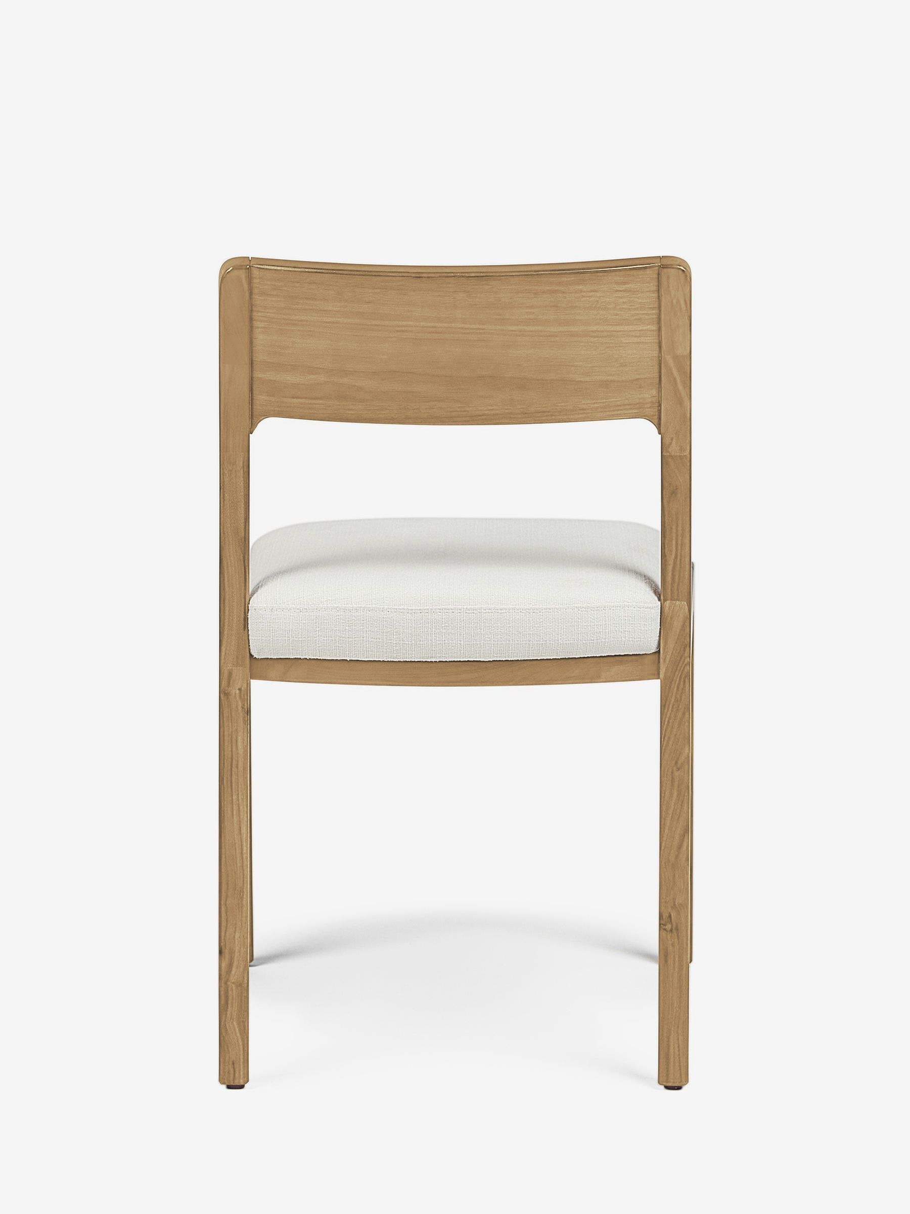 Jasper Conran London Set of 2 Oak Frame Natural Belgrave Dining Chairs - Image 7 of 7