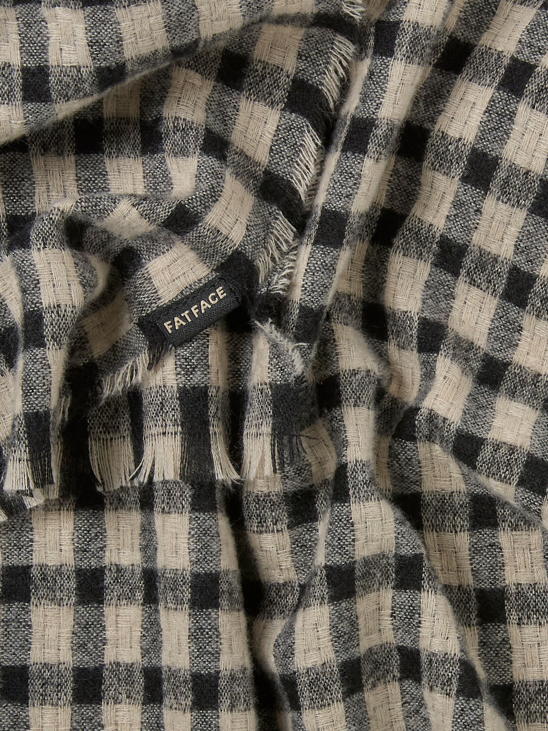 Black Gingham Scarf - Image 2 of 2