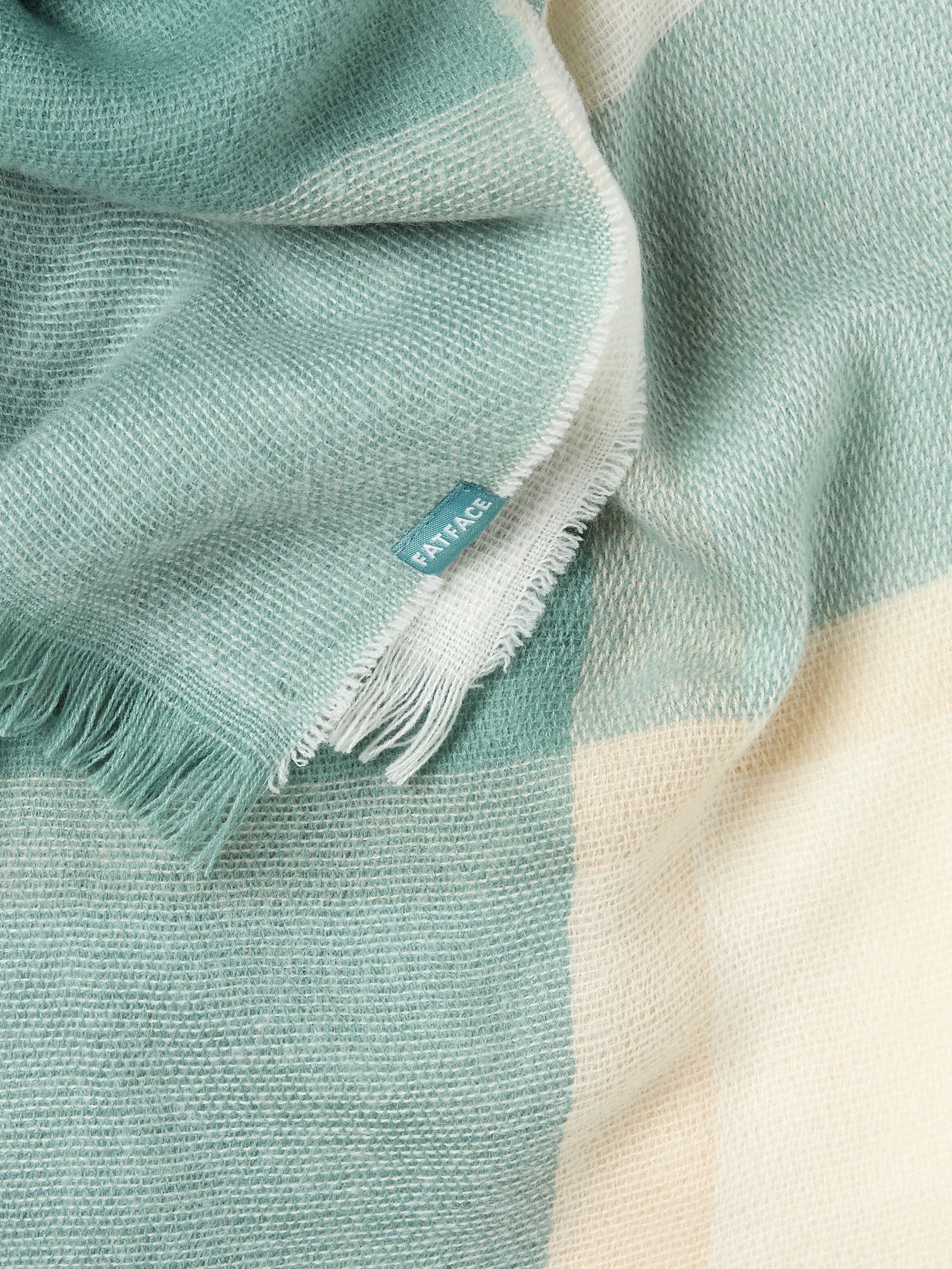 Green Haze Check Scarf - Image 2 of 2