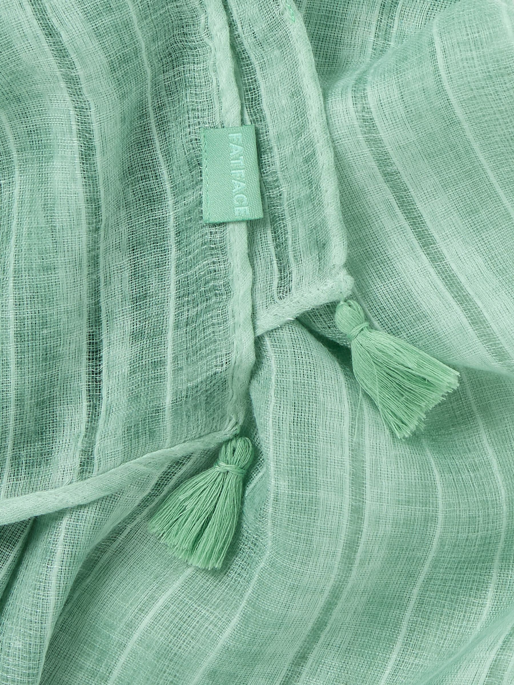 Green Haze Semi Plain Lightweight Scarf - Image 2 of 2