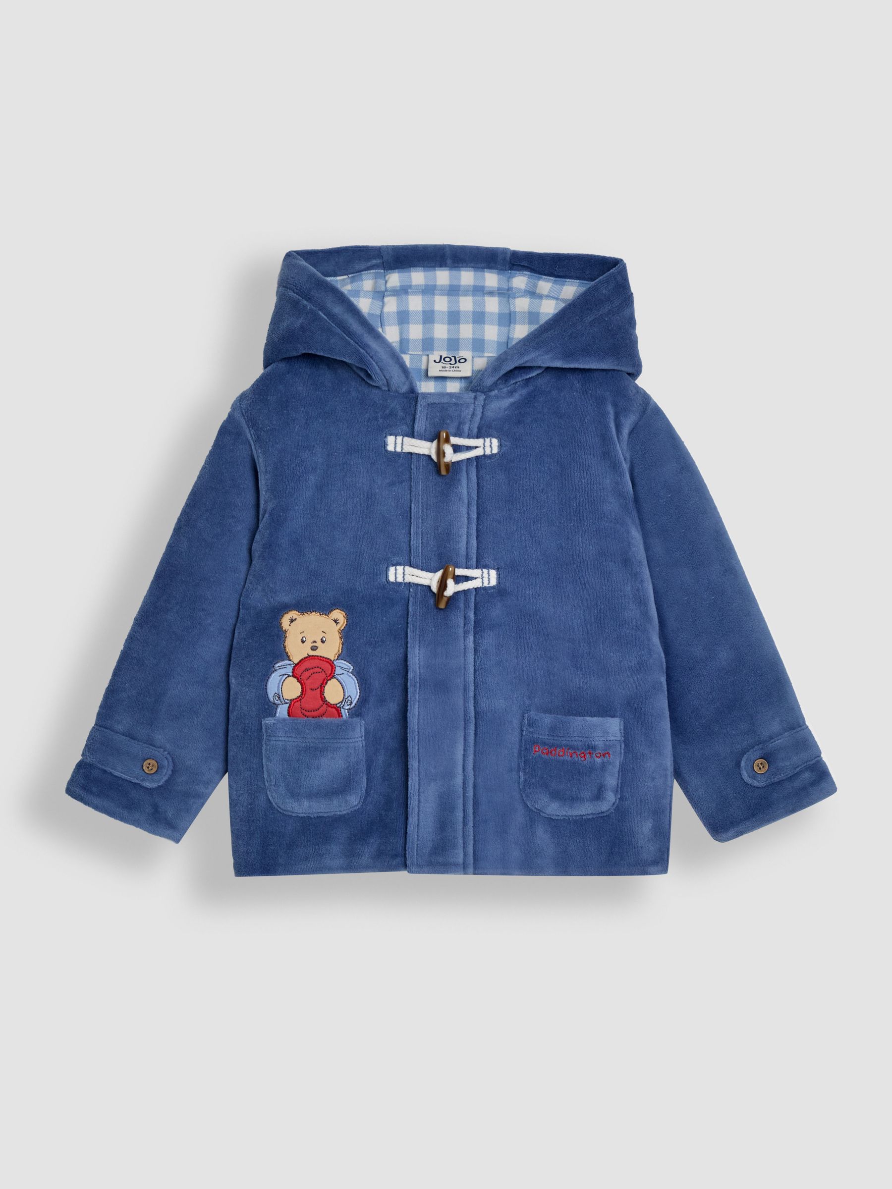Navy Paddington Appliqué Duffle Coat - Image 1 of 4