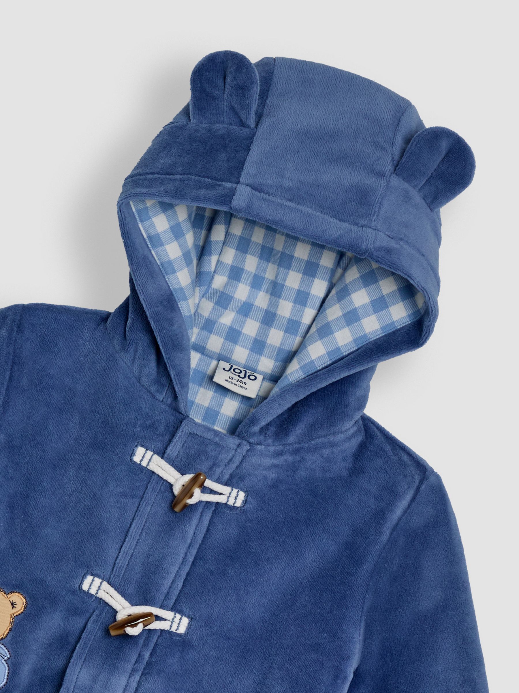 Navy Paddington Appliqué Duffle Coat - Image 3 of 4