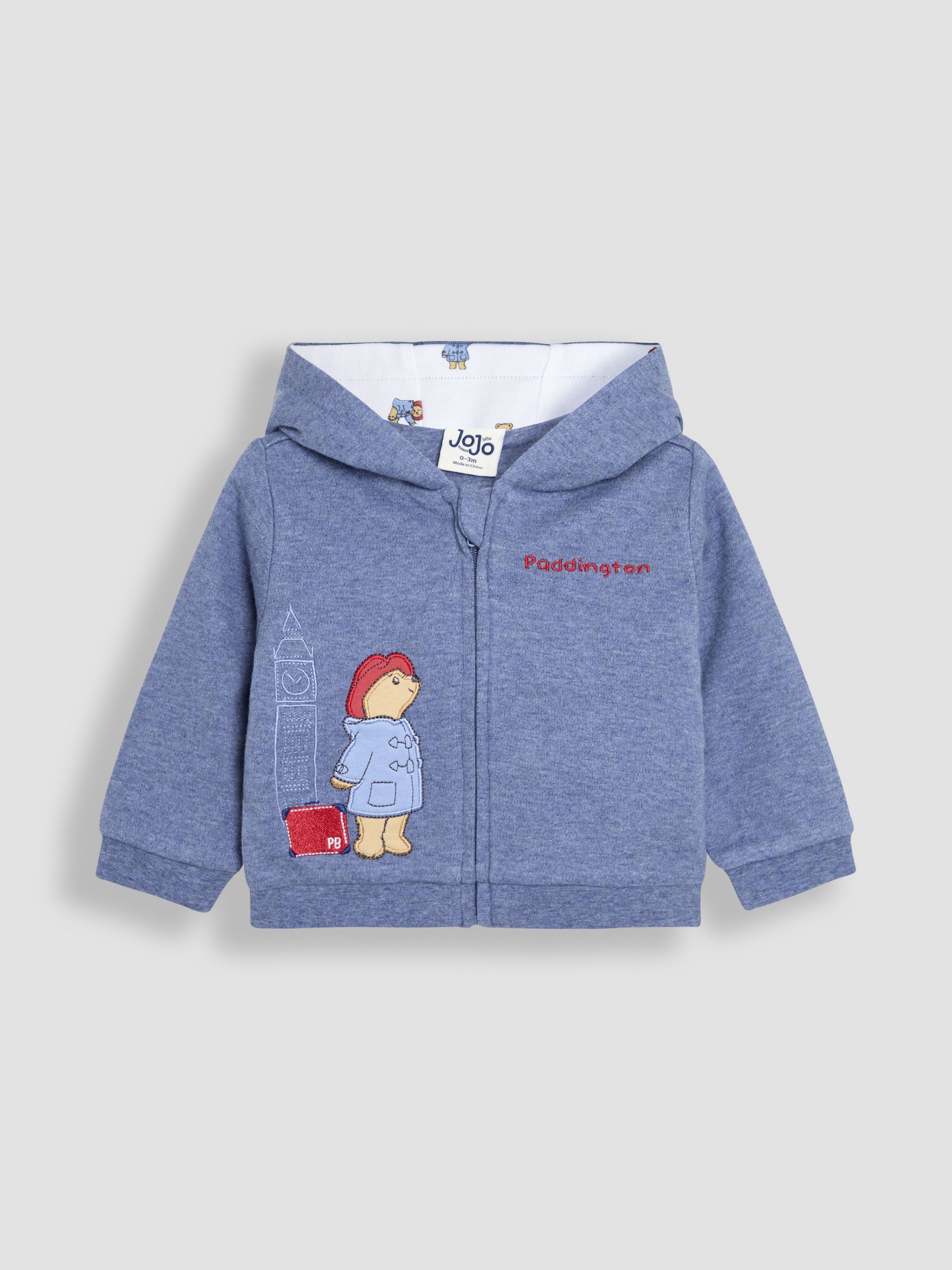 Navy Paddington Appliqué Hooded Sweatshirt - Image 5 of 8