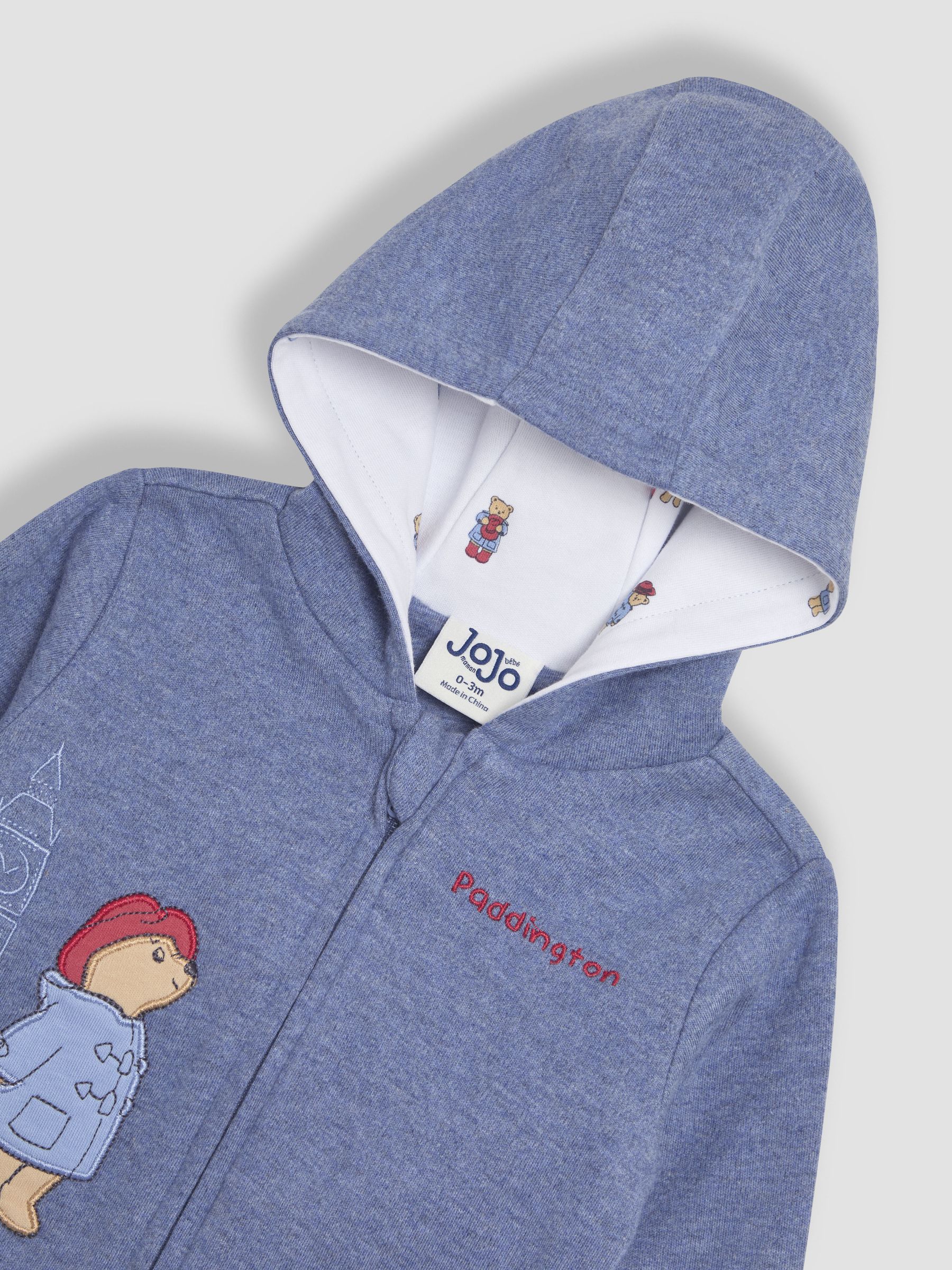 Navy Paddington Appliqué Hooded Sweatshirt - Image 7 of 8