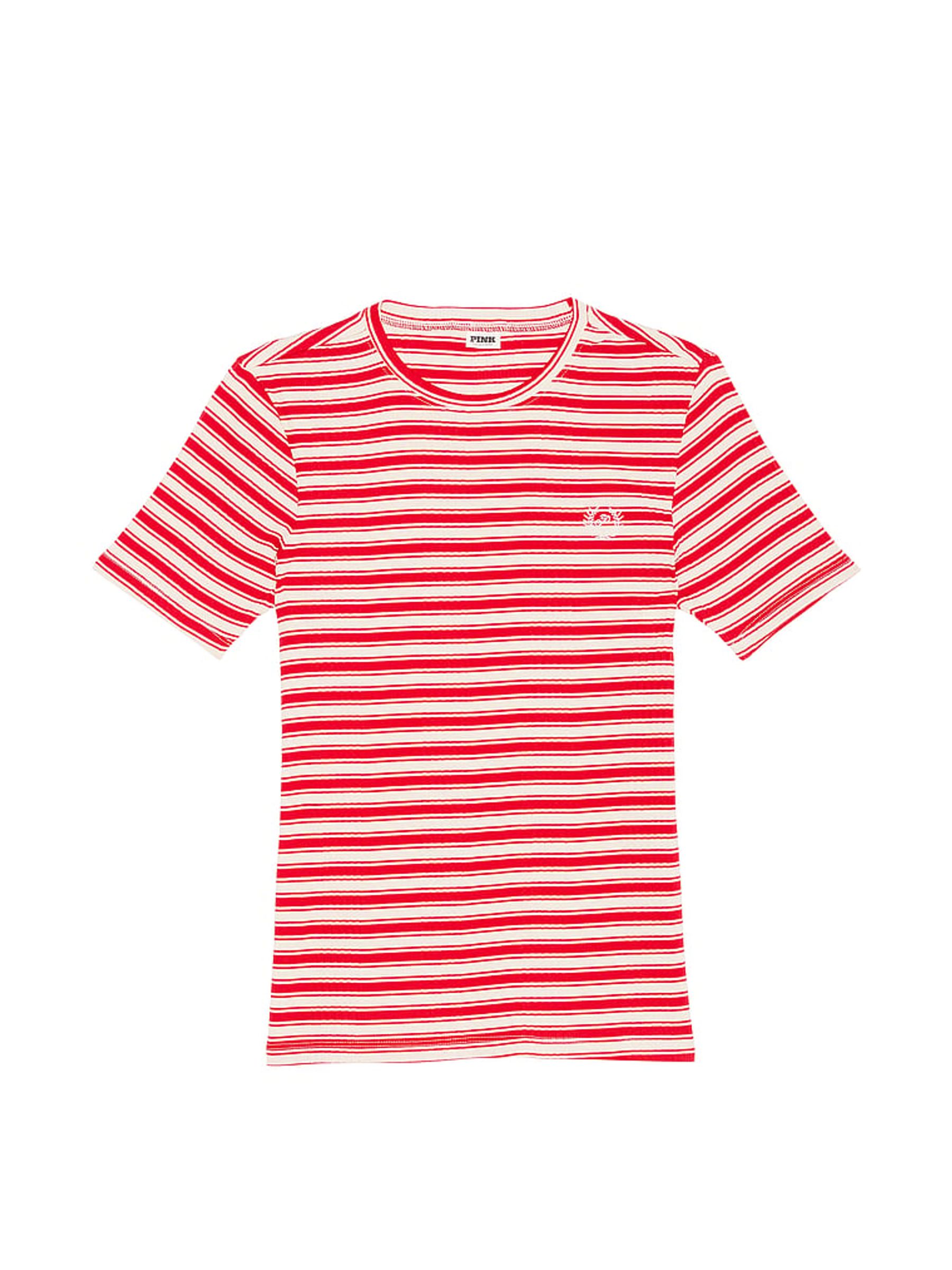 Red Pepper Stripe Ribbed T-Shirt - Image 3 of 3