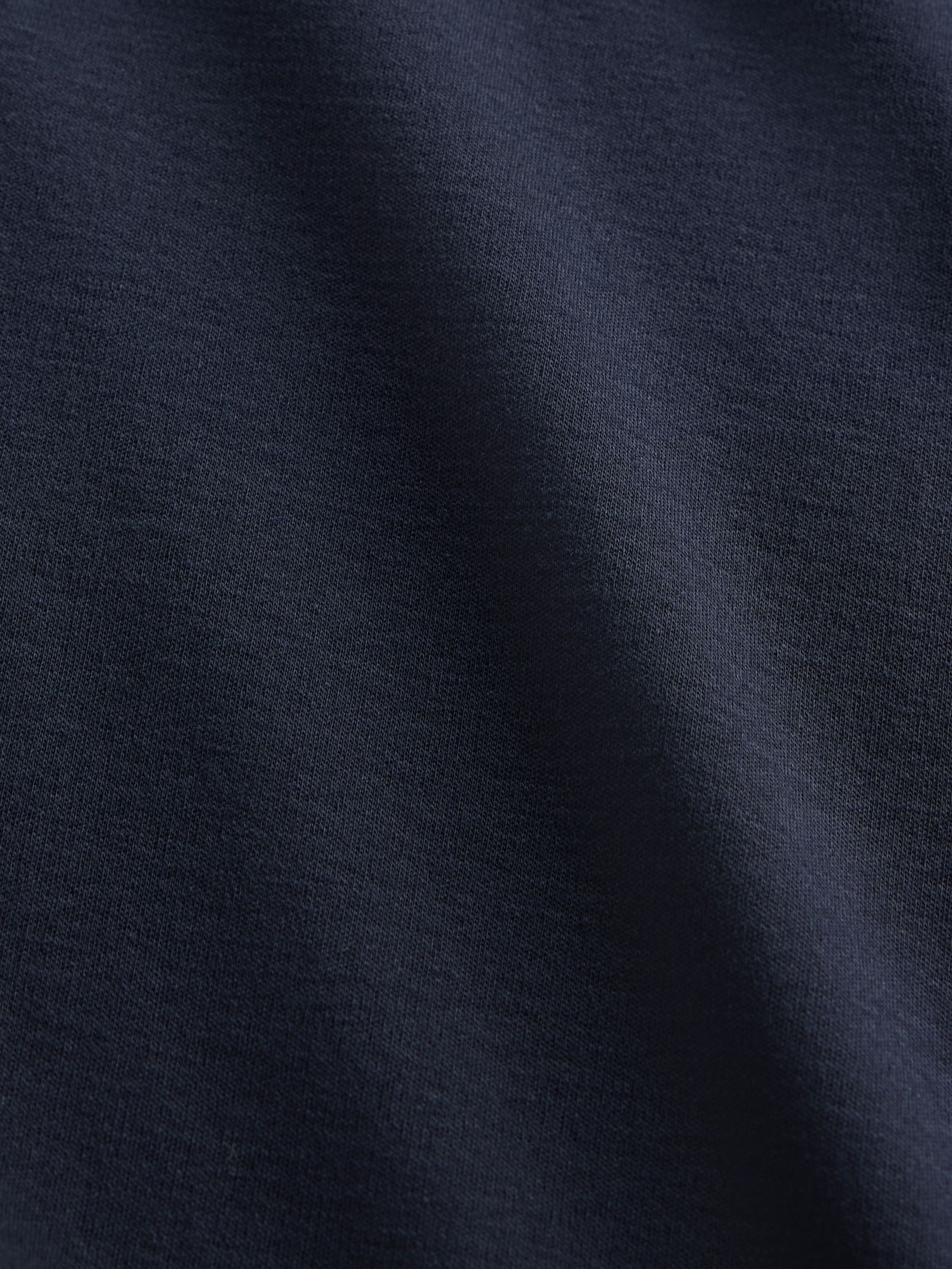 Navy Supima® Cotton Relaxed T-Shirt - Image 4 of 4
