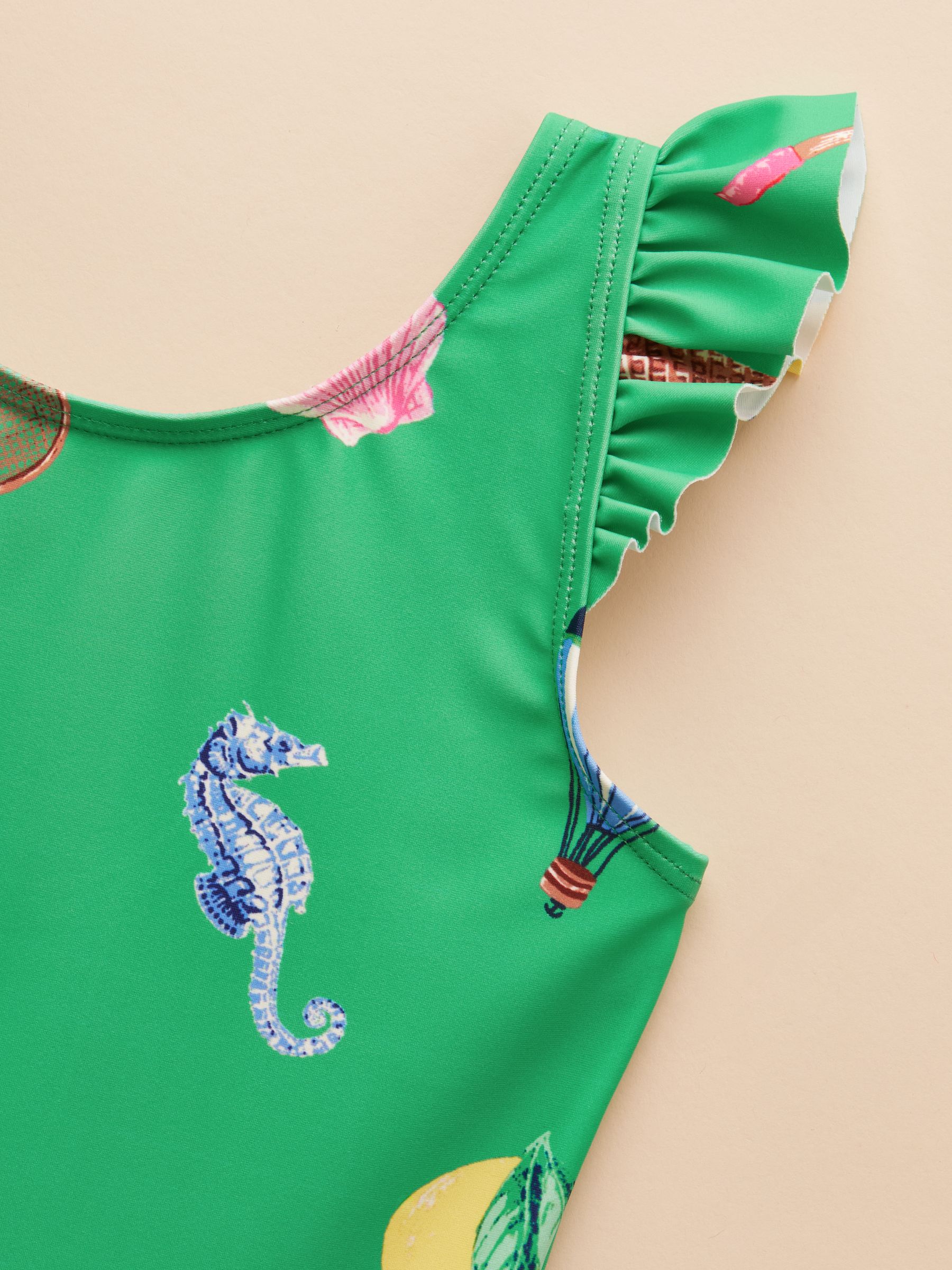 Splash Green Printed Swimsuit - Image 2 of 4