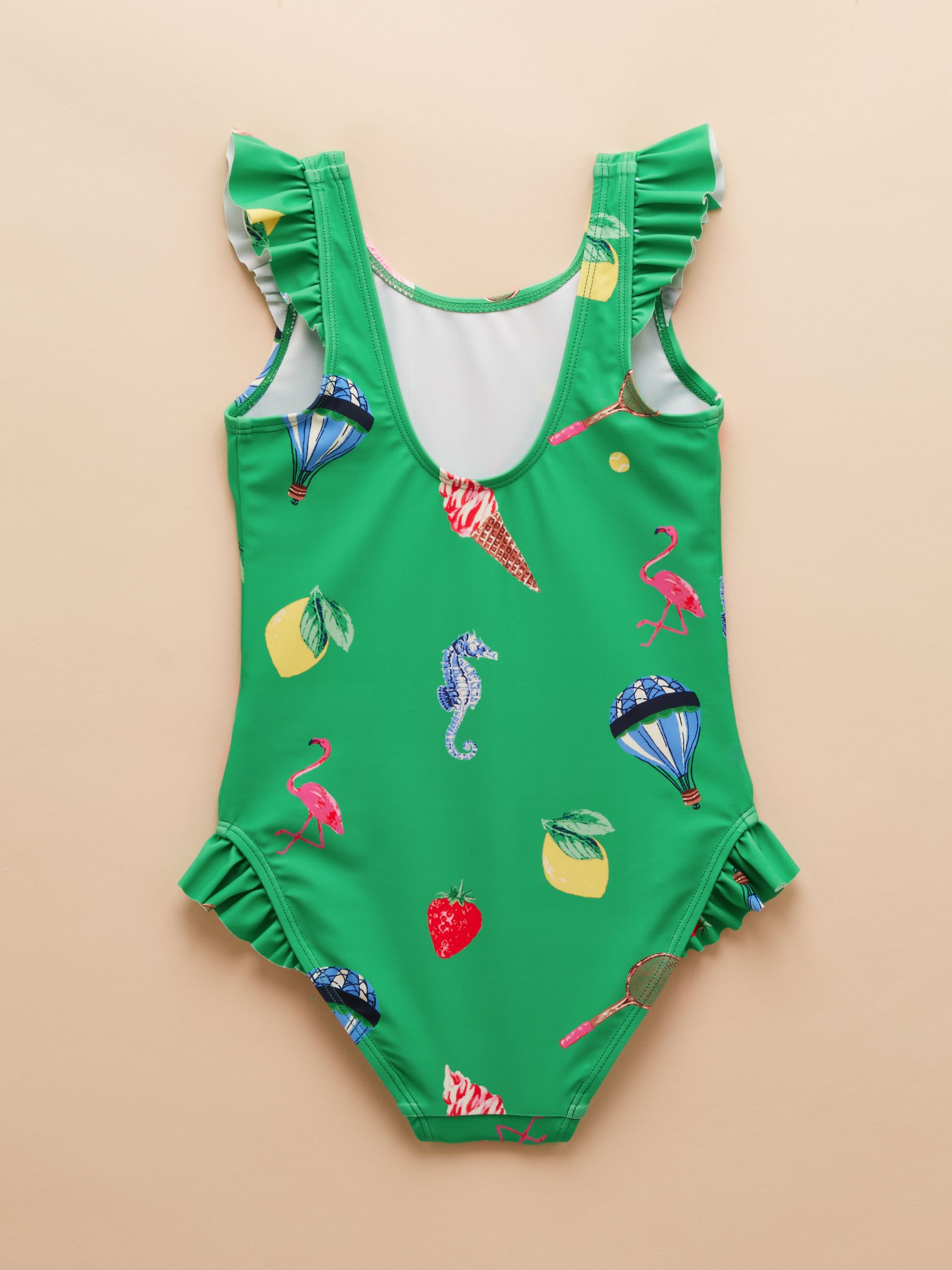 Splash Green Printed Swimsuit - Image 4 of 4