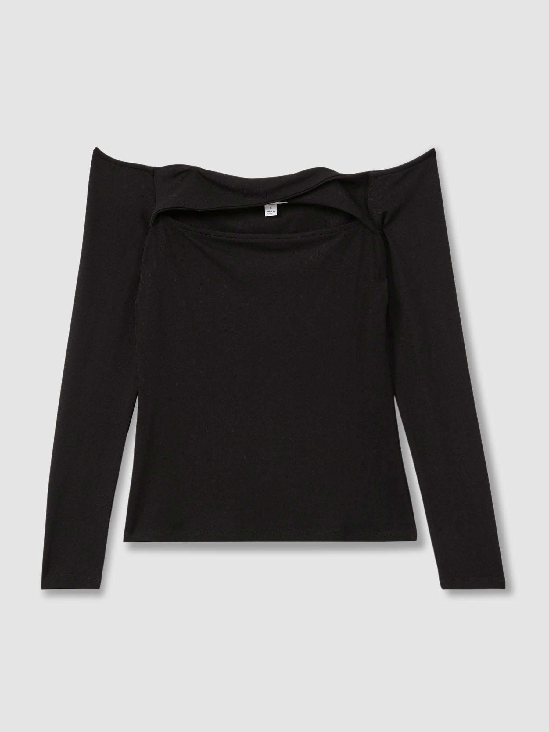 Arlie Black Off-The-Shoulder Twist Detail Top - Image 2 of 5