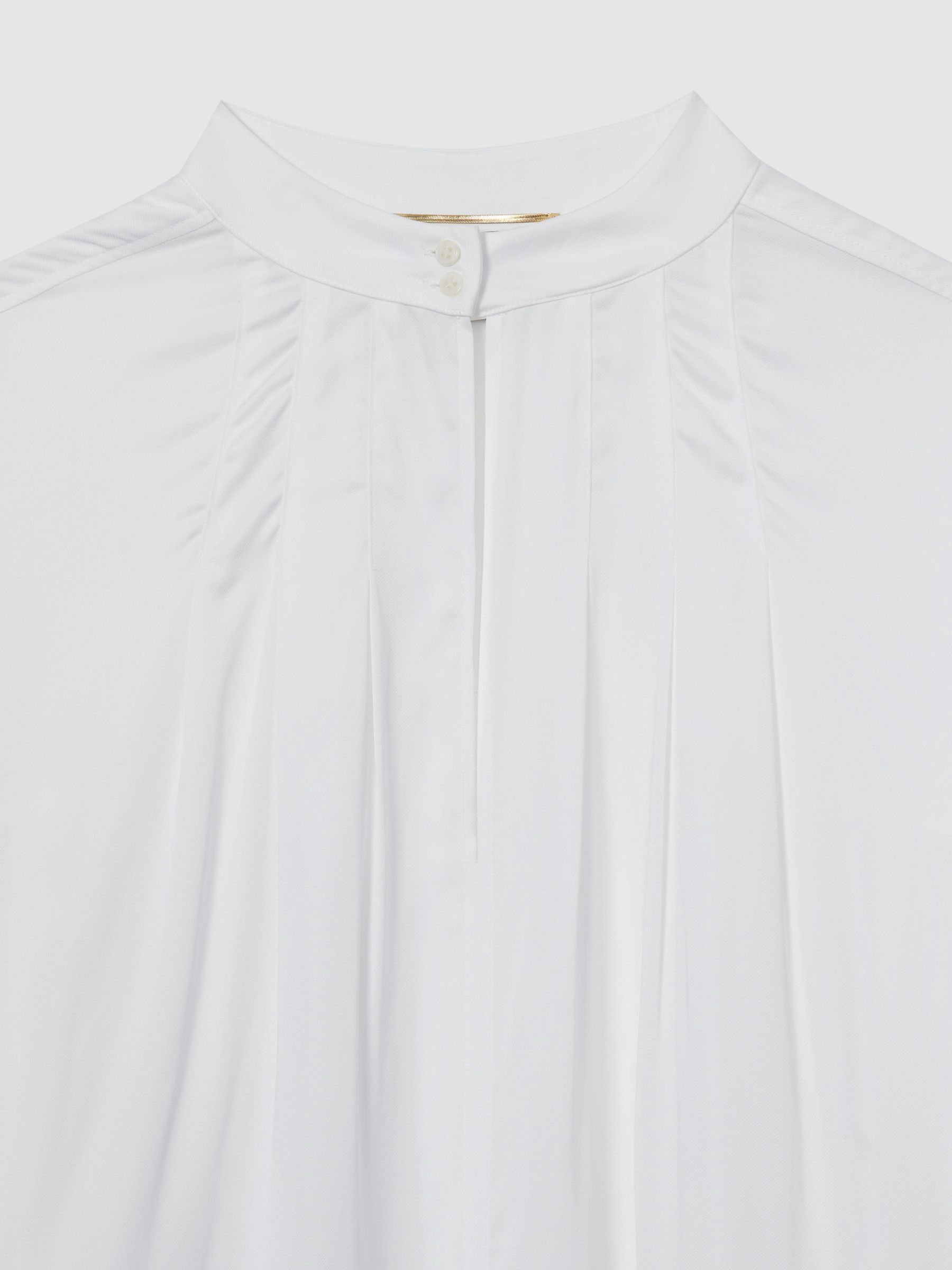 Atelier Keyhole-Neck Top in Off White - Image 7 of 7