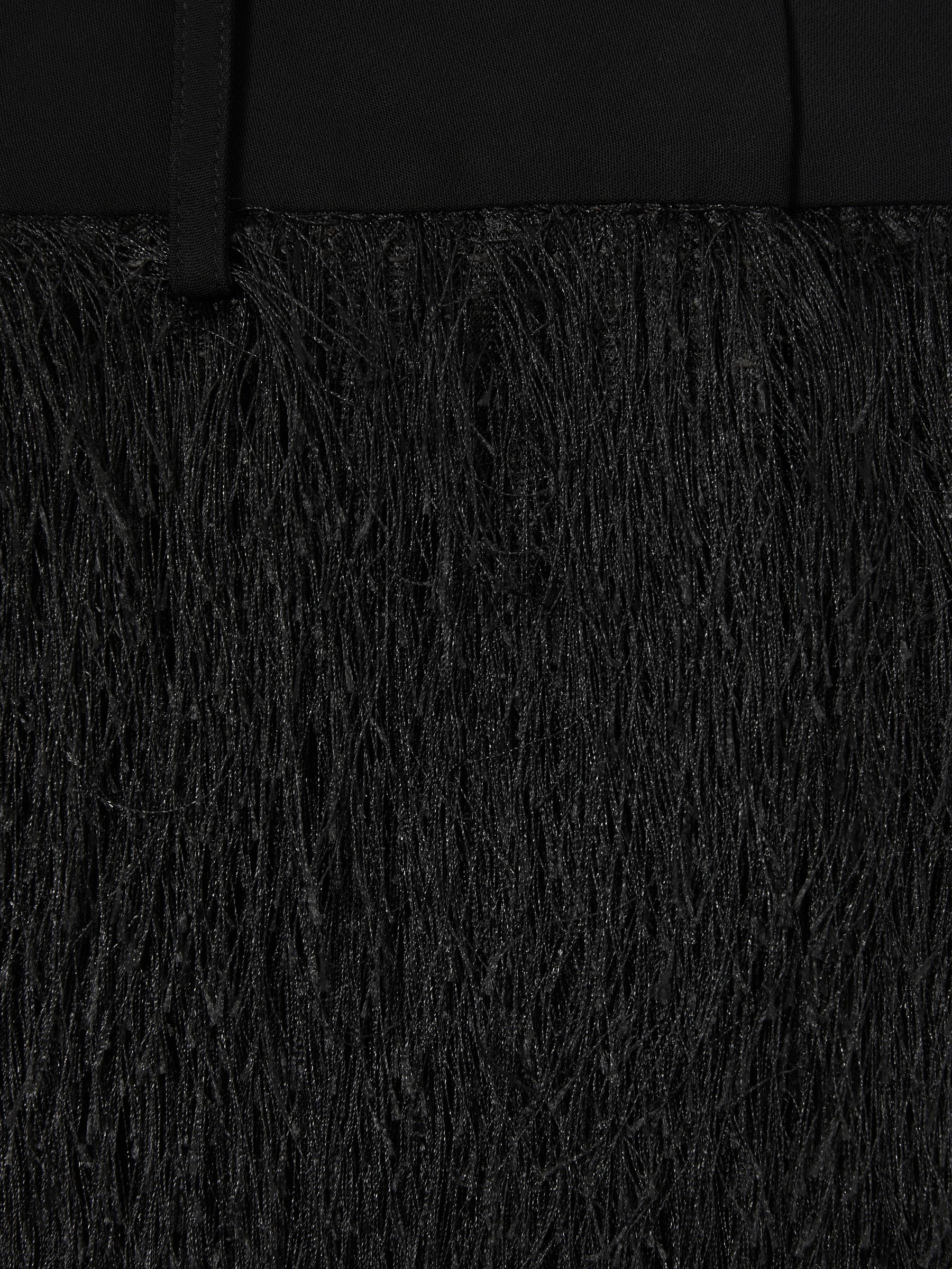 Atelier Fringed Crepe Trousers in Black - Image 7 of 7