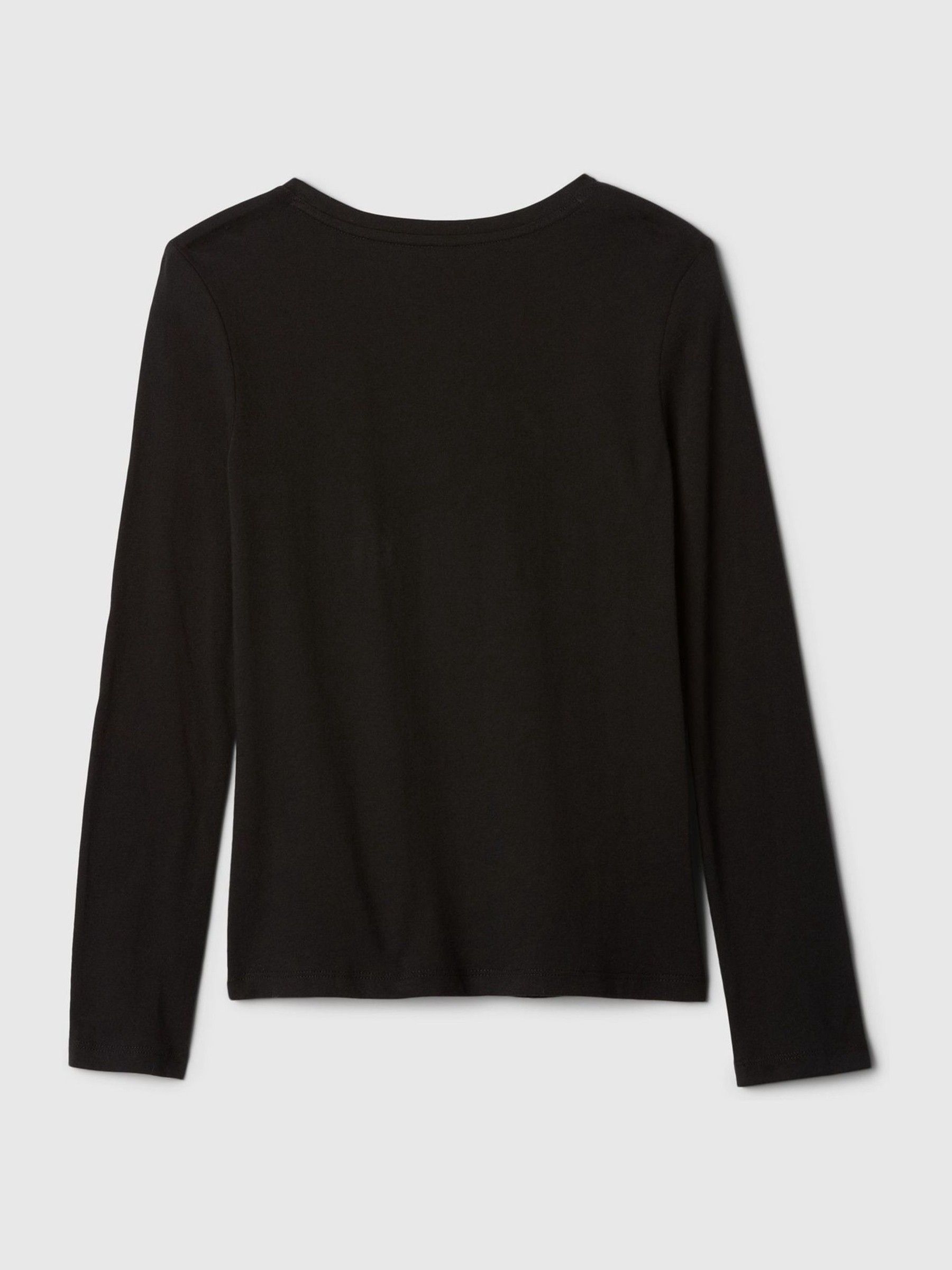 Black Halloween Graphic Long Sleeve T-Shirt - Image 2 of 3