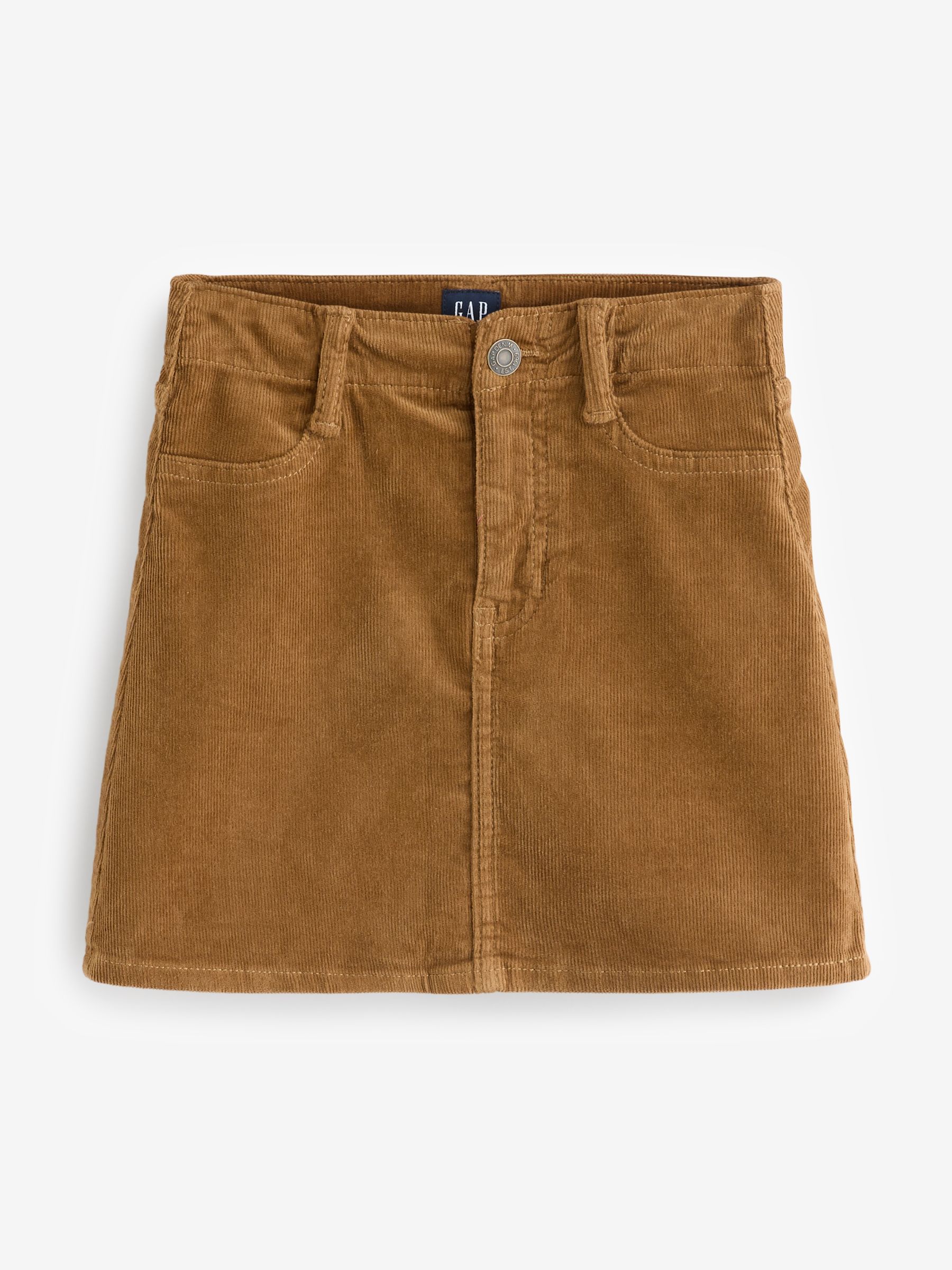 Brown Corduroy Mini Skirt (4-13yrs) - Image 2 of 6
