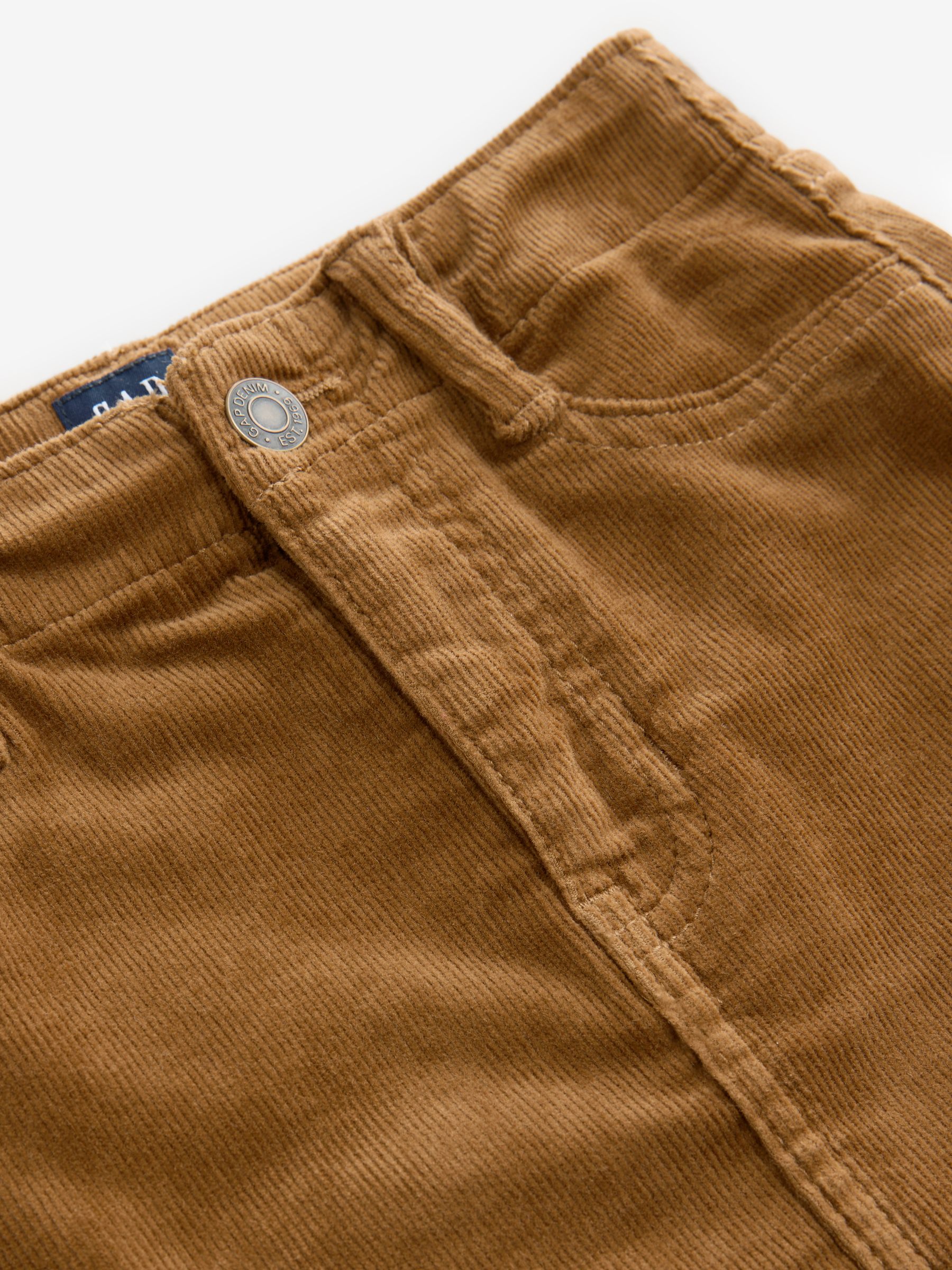 Brown Corduroy Mini Skirt (4-13yrs) - Image 4 of 6