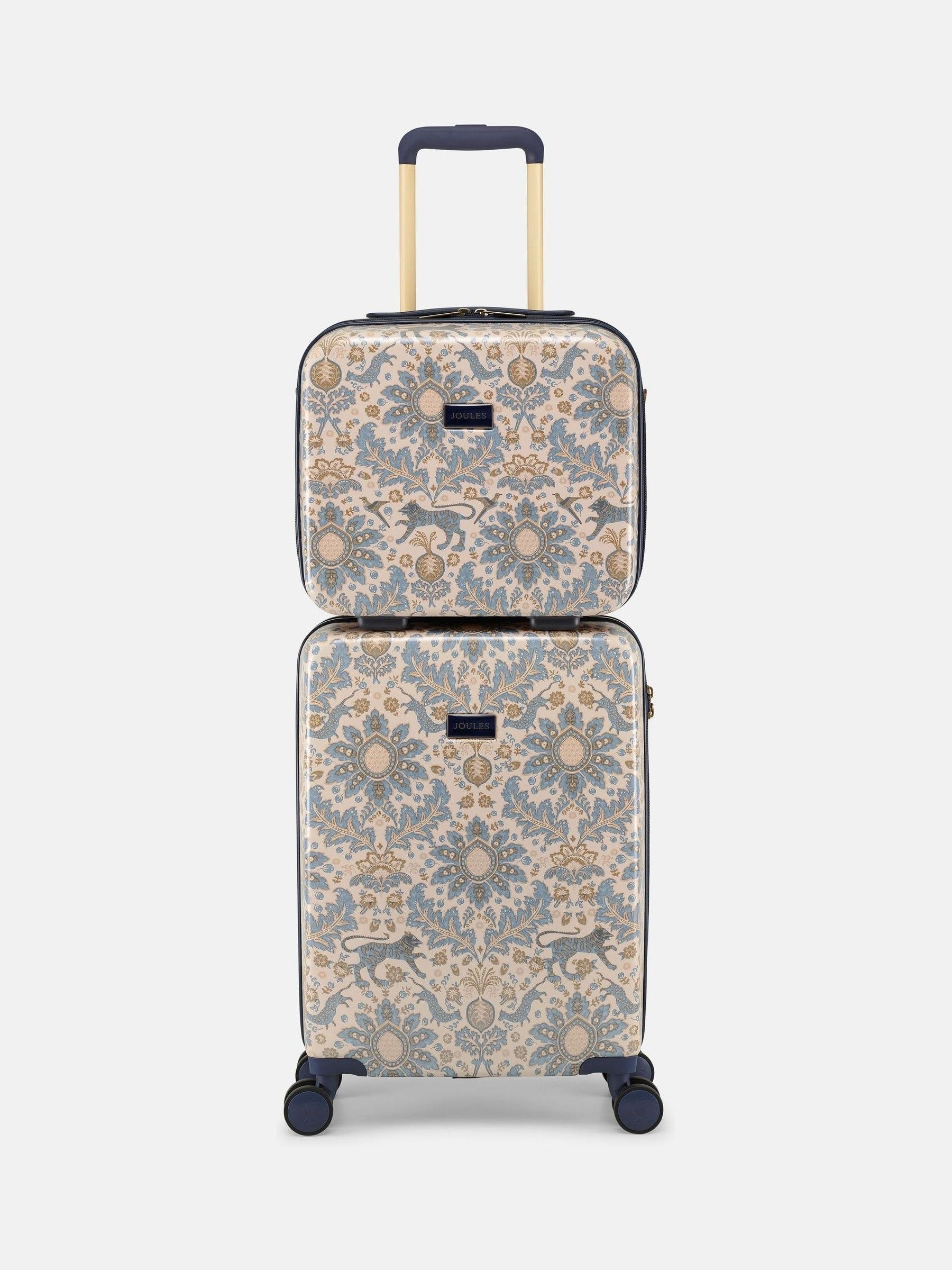 Damask Print Hard Shell Vanity Case - Image 10 of 10