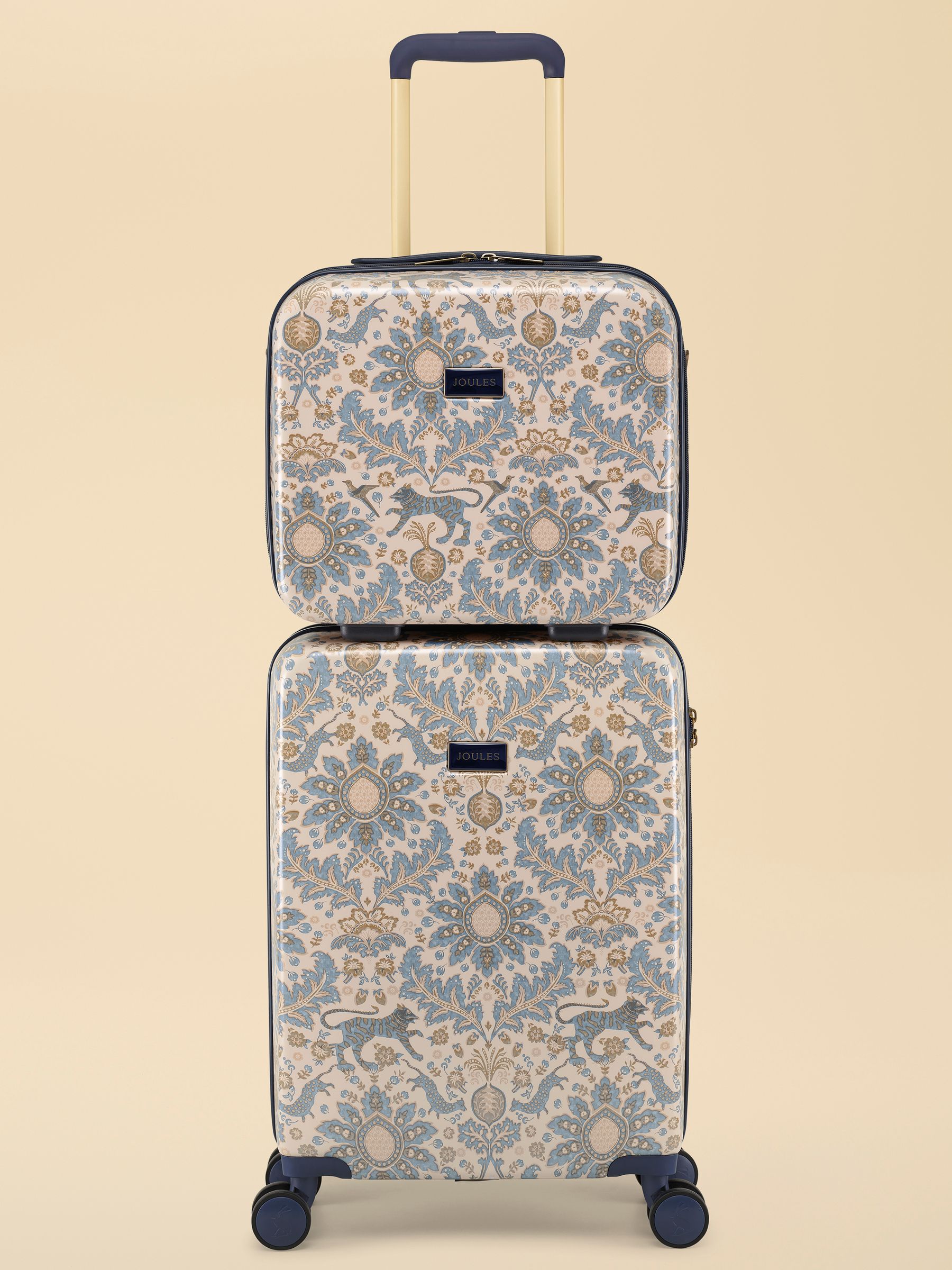 Damask Print Hard Shell Vanity Case - Image 6 of 6