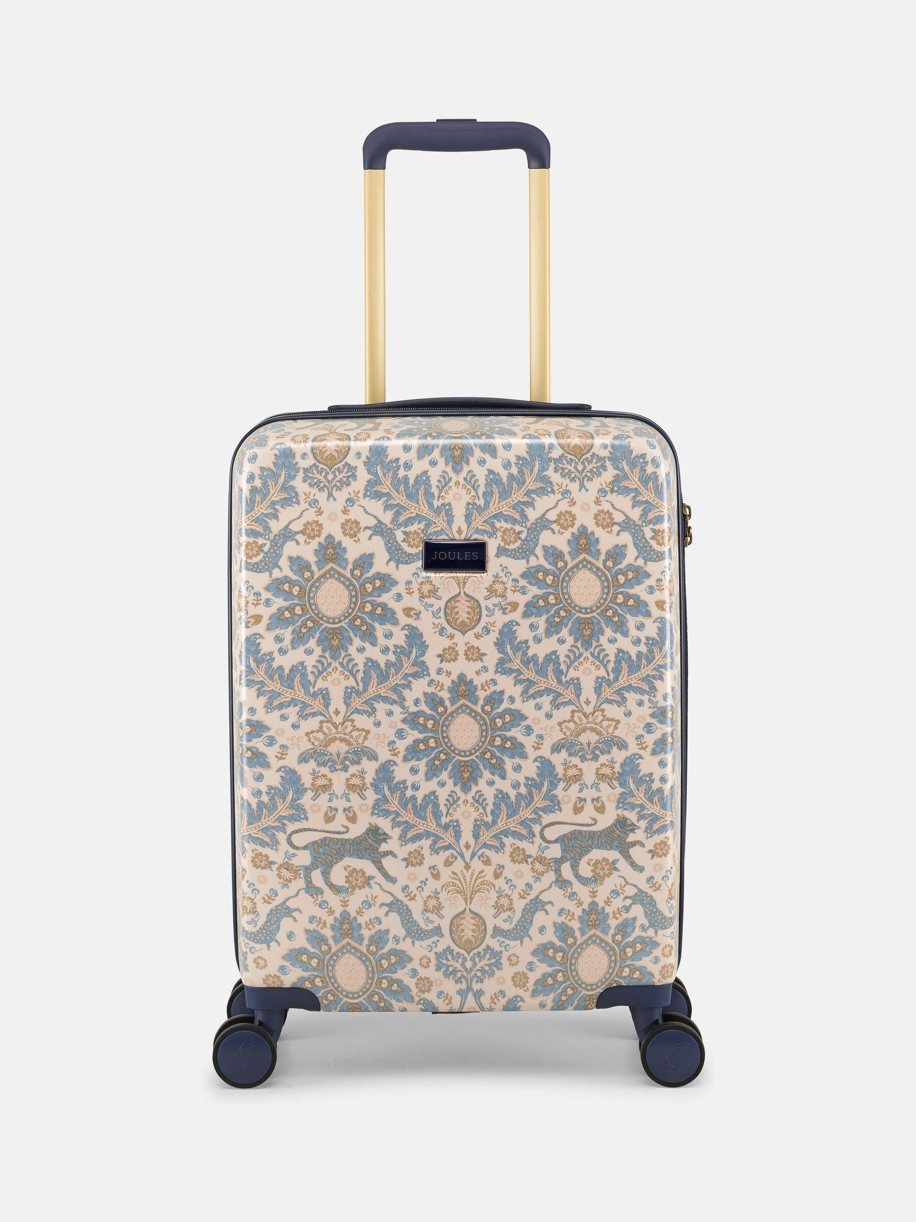 Damask Print Cabin Four Wheel Hard Shell Suitcase - Image 5 of 9