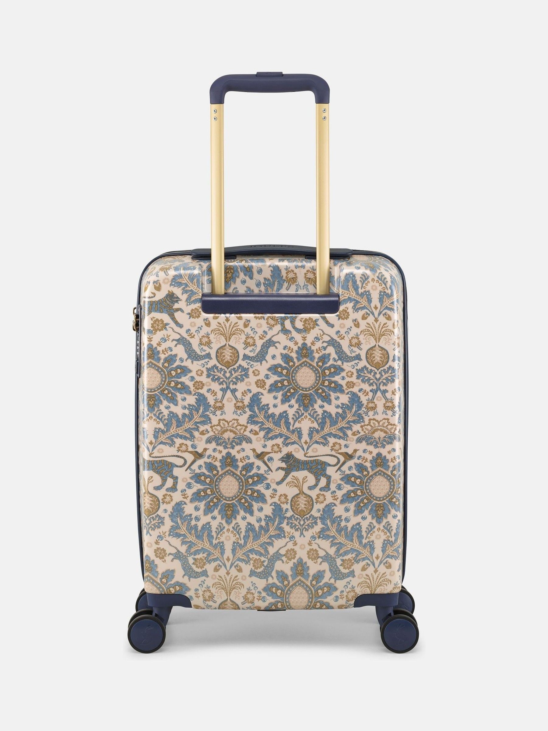 Damask Print Cabin Four Wheel Hard Shell Suitcase - Image 6 of 9