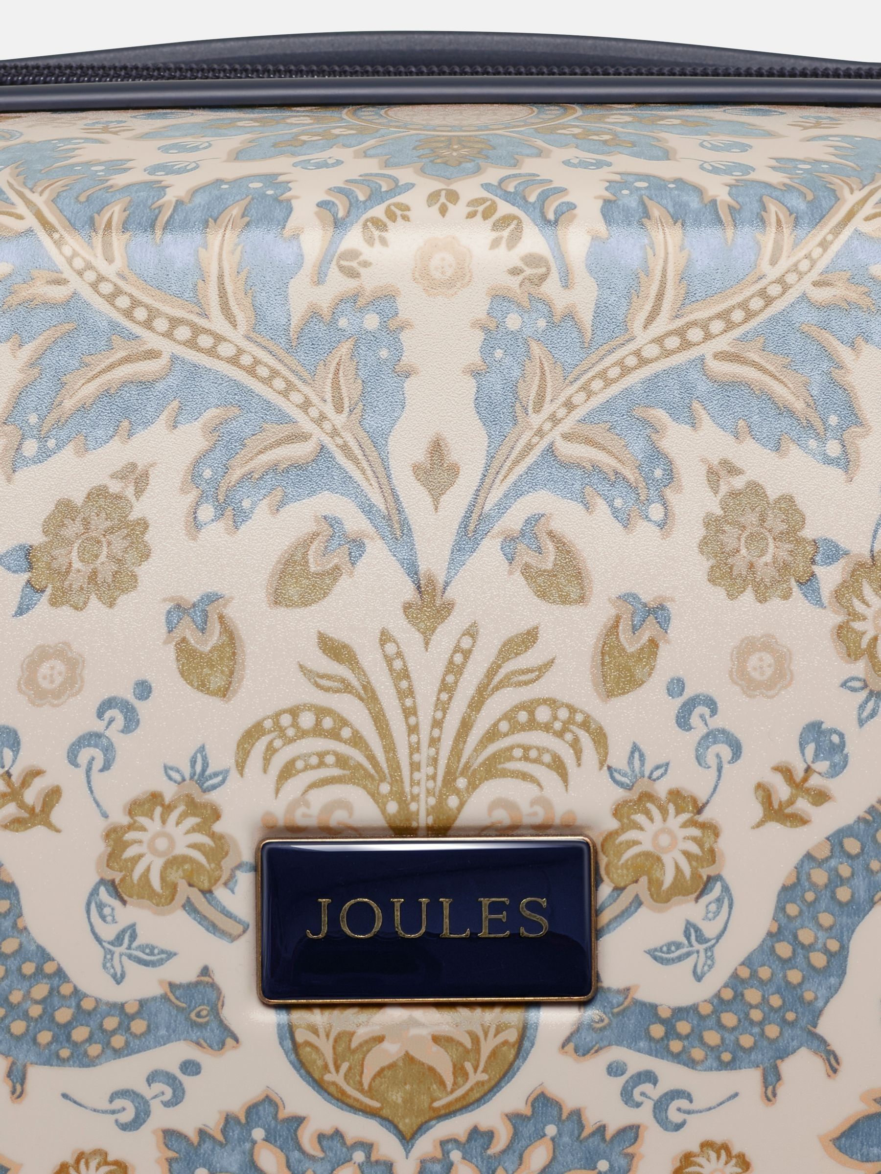 Damask Print Medium Four Wheel Hard Shell Suitcase - Image 5 of 7