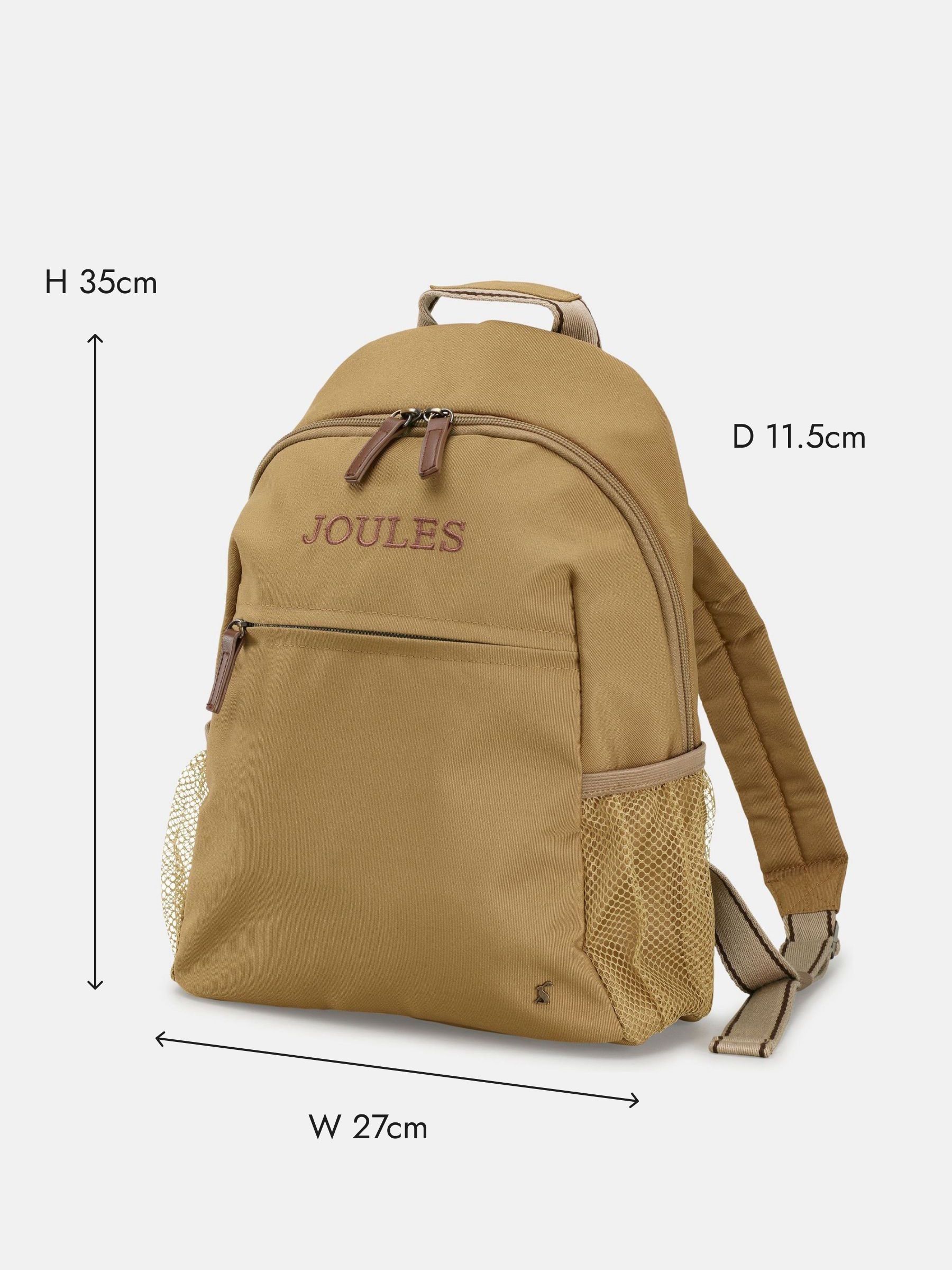 Epwell Tan Brown Small Joules Travel Backpack - Image 3 of 7