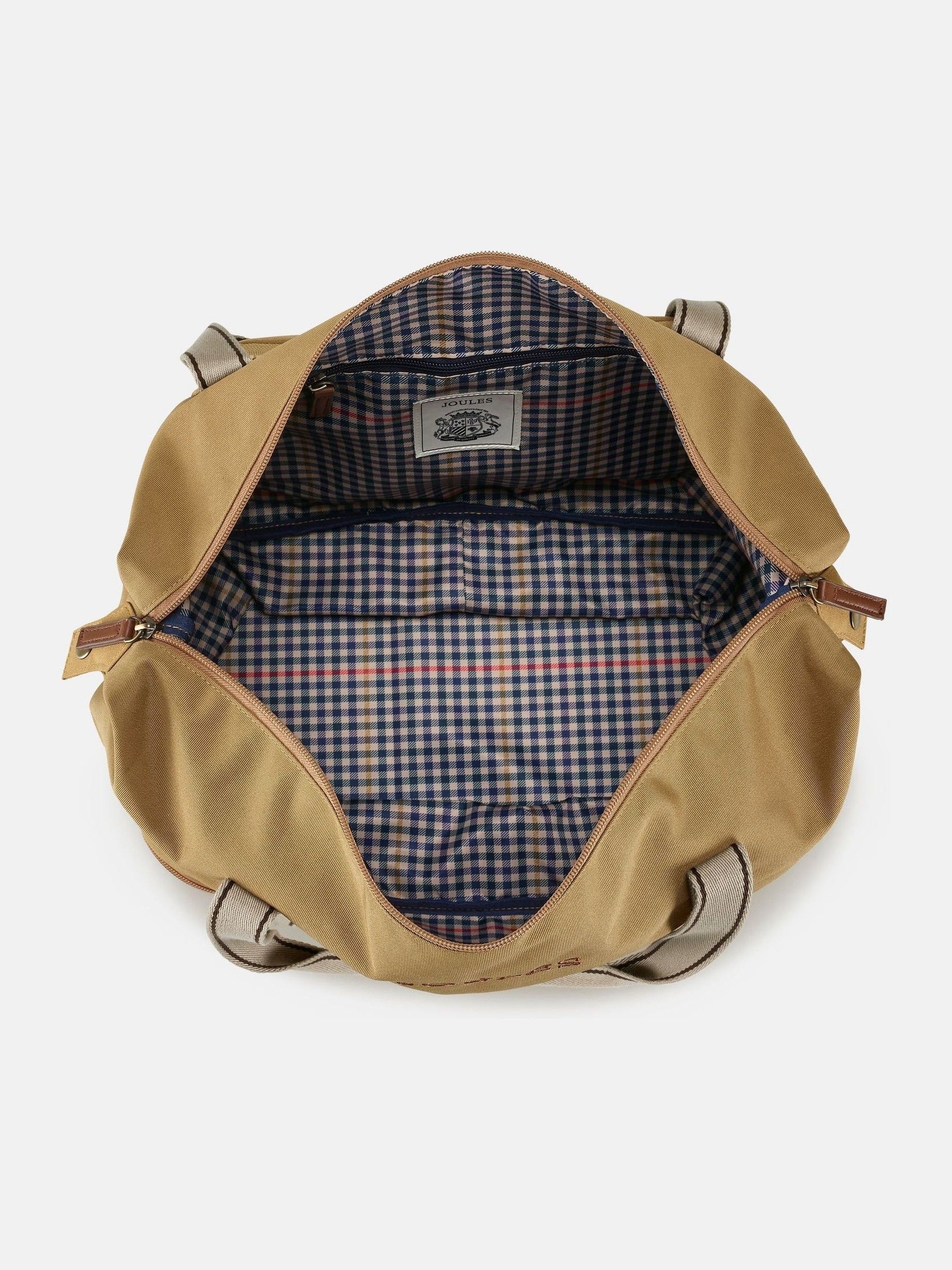 Epwell Tan Brown Joules Packaway Duffle Bag - Image 4 of 10