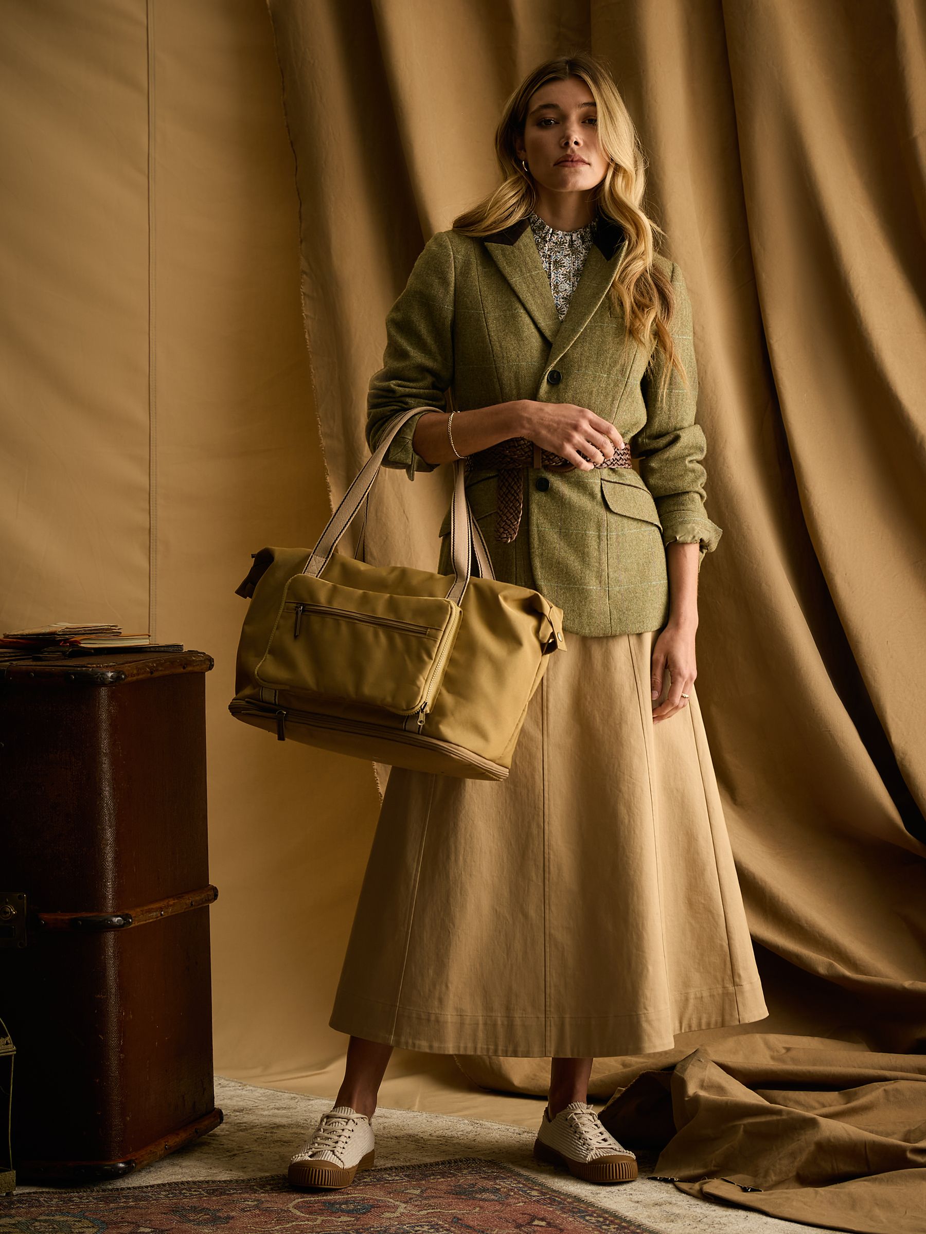 Epwell Tan Brown Joules Packaway Duffle Bag - Image 9 of 10