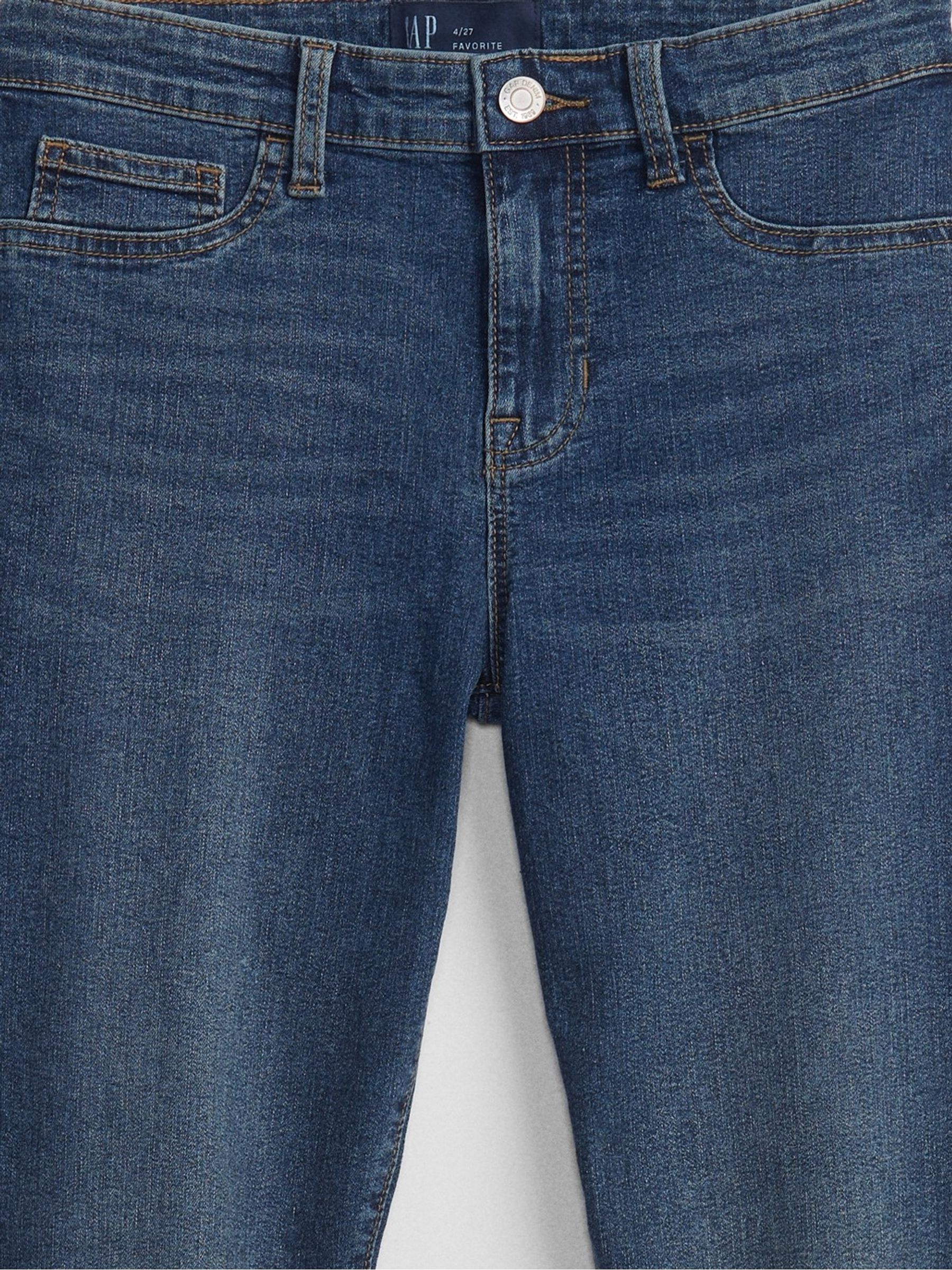 Blue Mid Rise Ankle Length Favourite Jeggings - Image 4 of 5