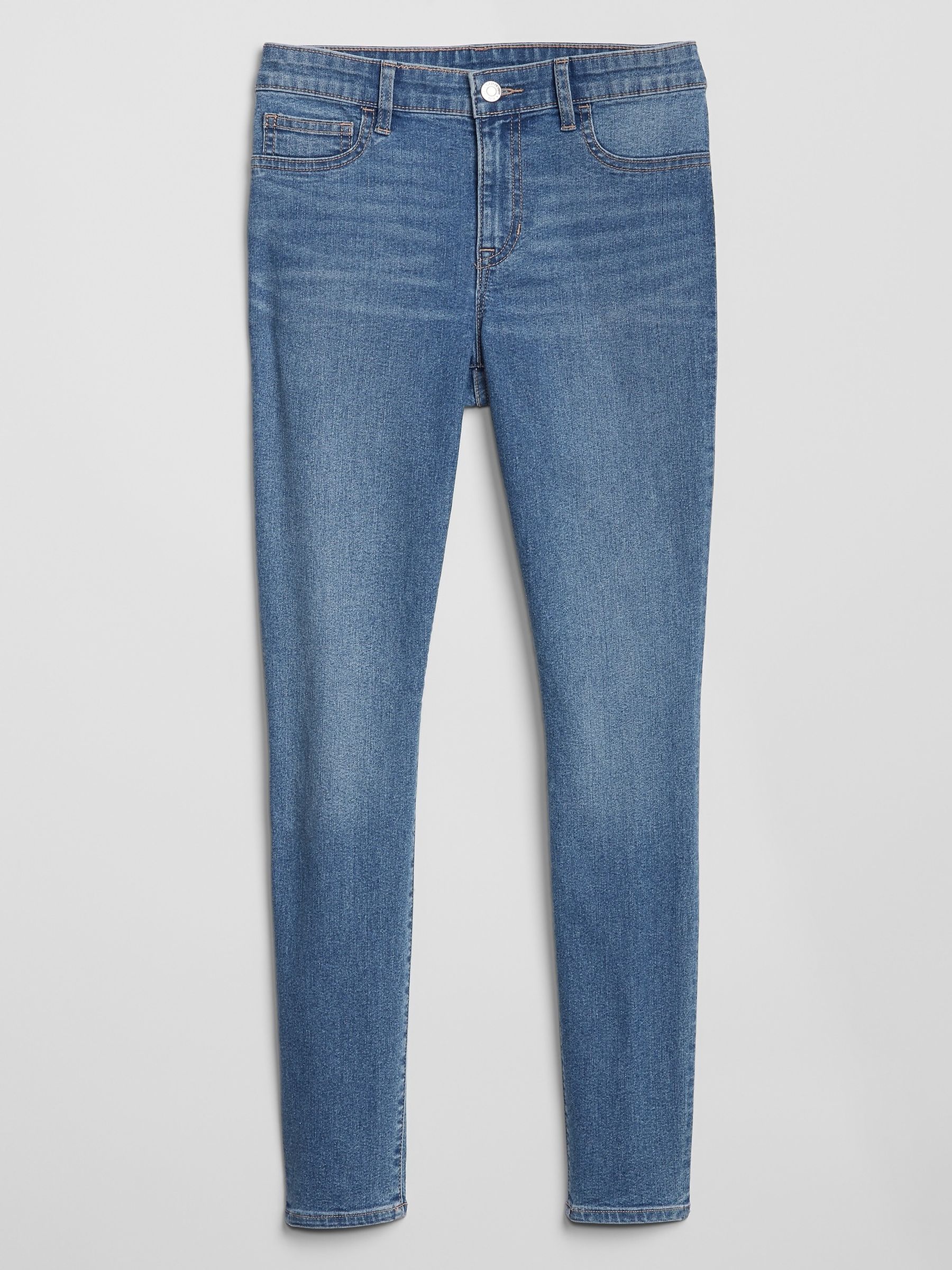 Light Blue Mid Rise Ankle Length Favourite Jeggings - Image 3 of 4