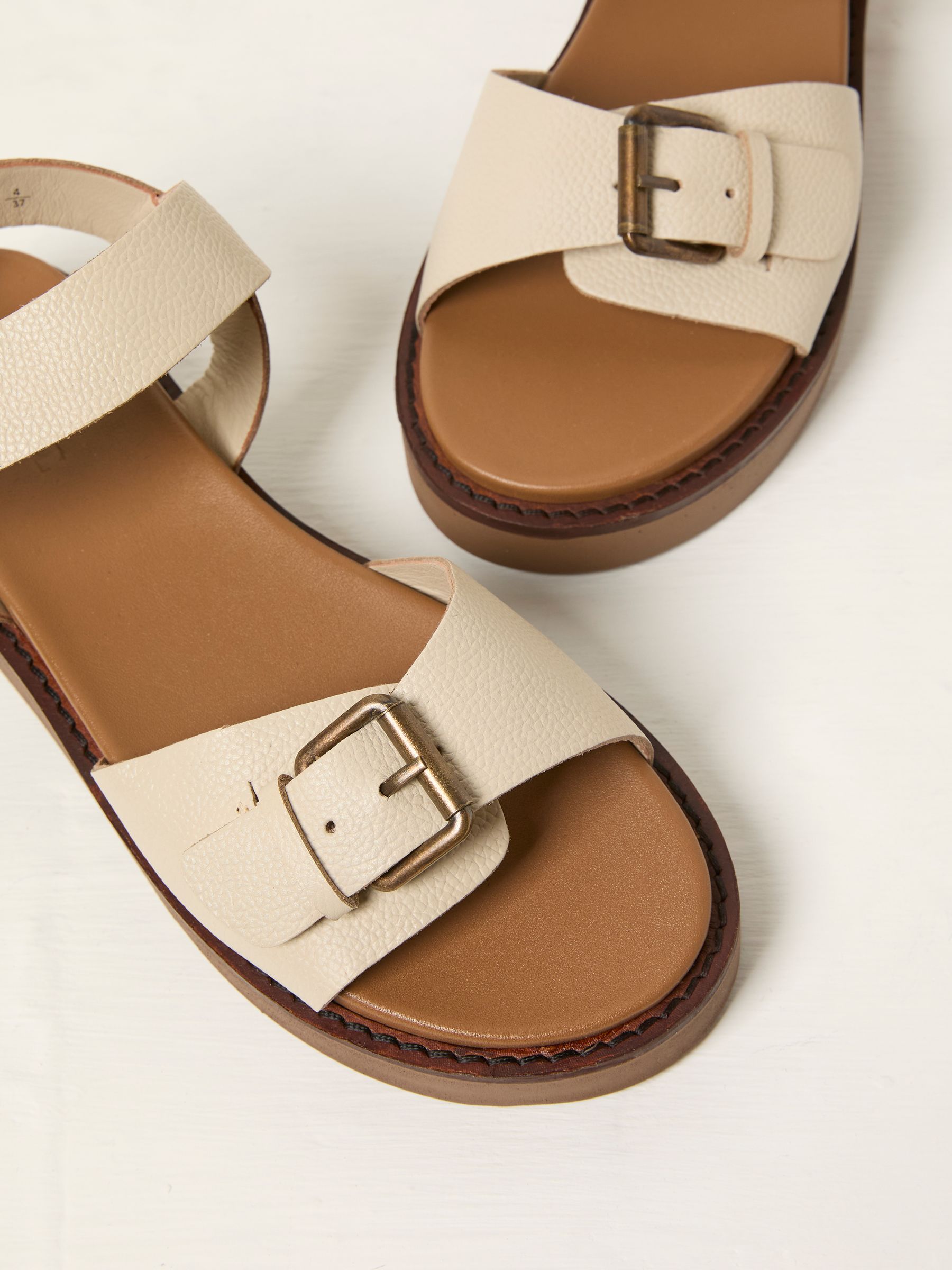 Ambie Ivory Buckle Sandal - Image 2 of 3