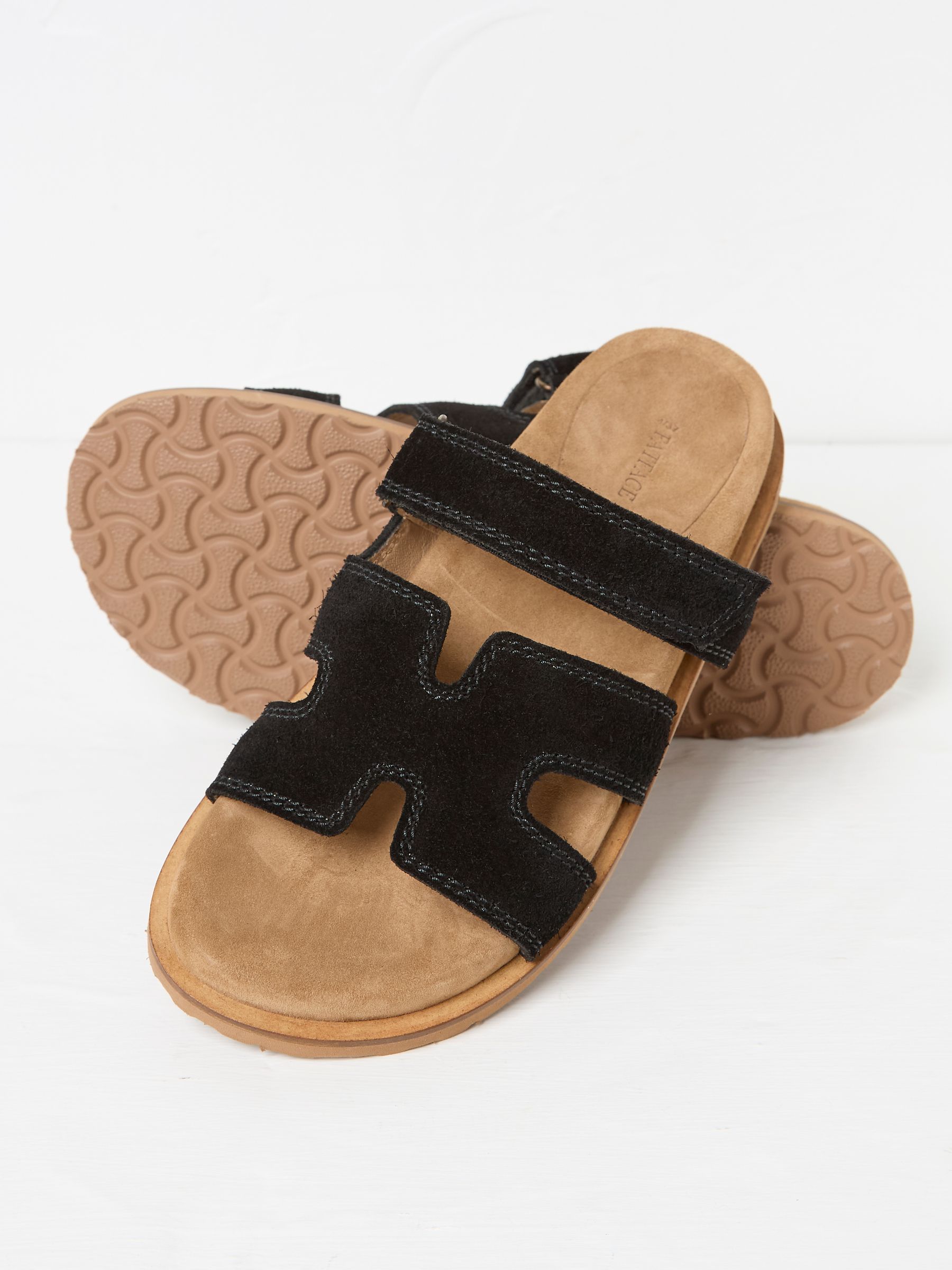 Edie Black Strap Sandal - Image 2 of 3