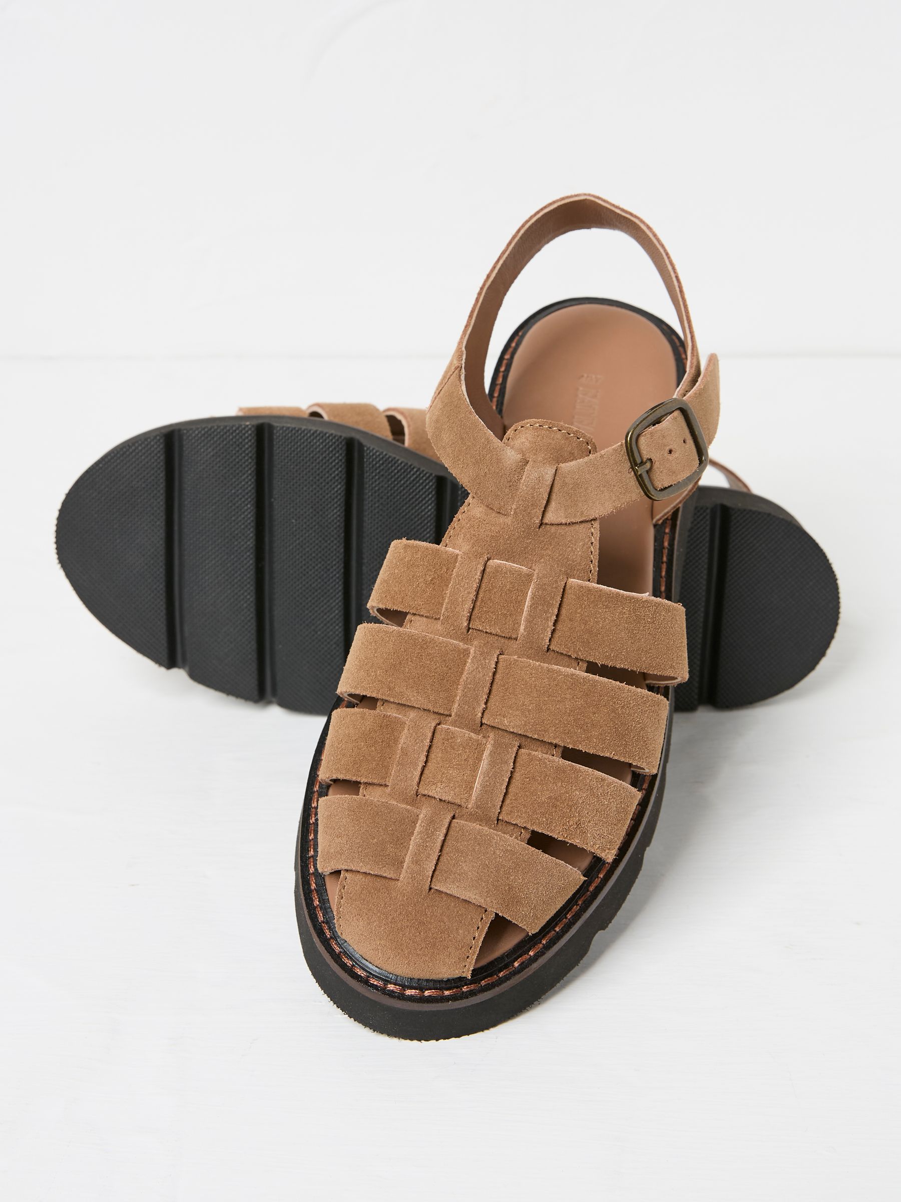 Elodie Tan Brown Fisherman Sandal - Image 4 of 4