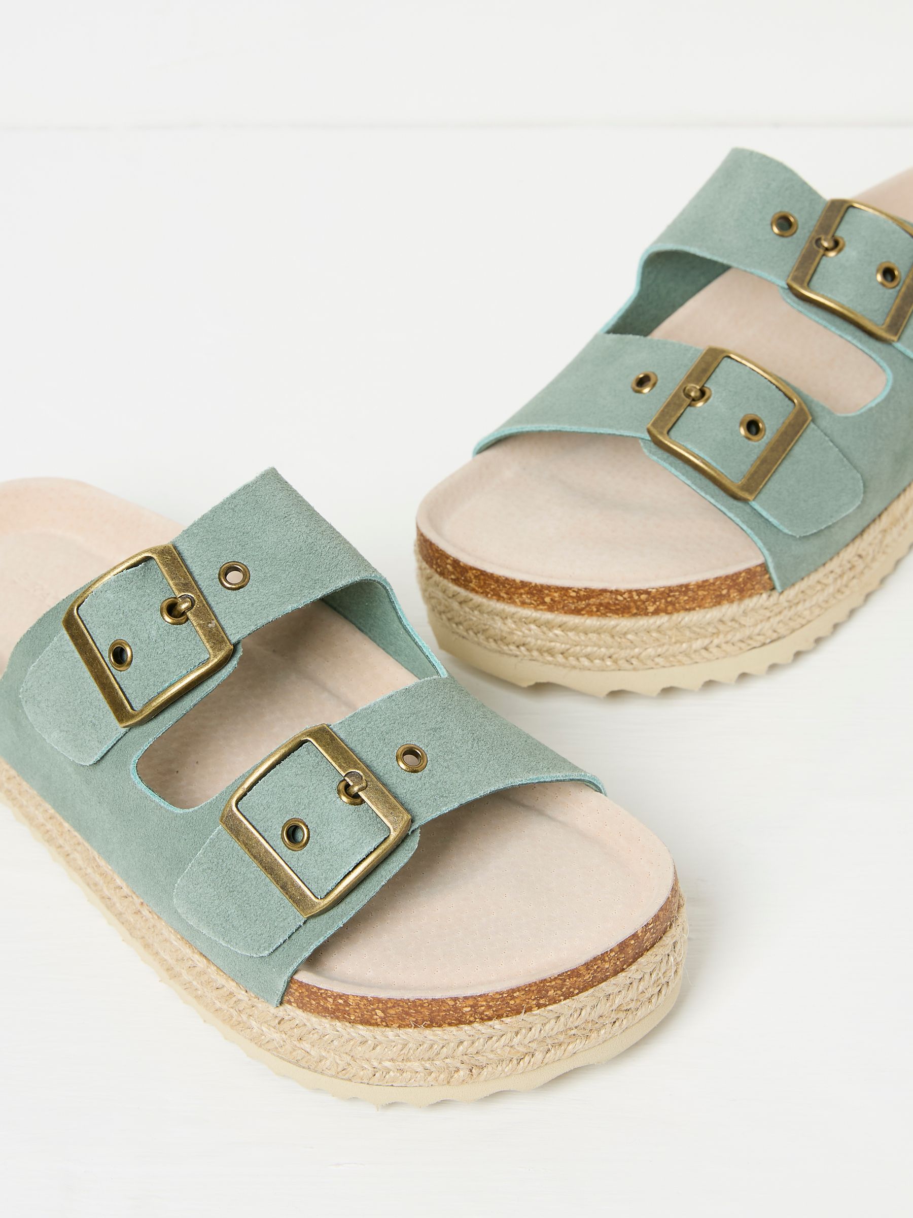 Meldon Green Haze Flatform Sandal - Image 2 of 3