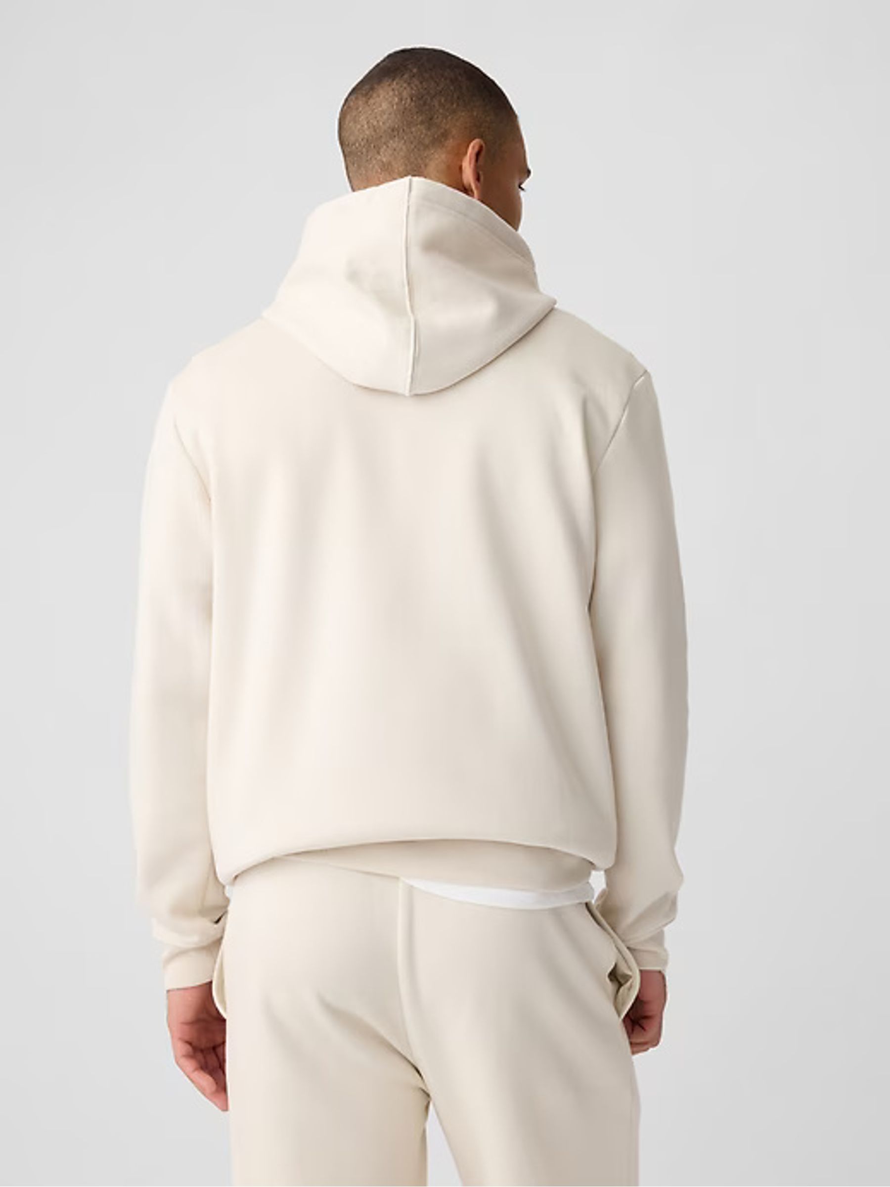 Cream Arch Logo Hoodie - Image 2 of 3