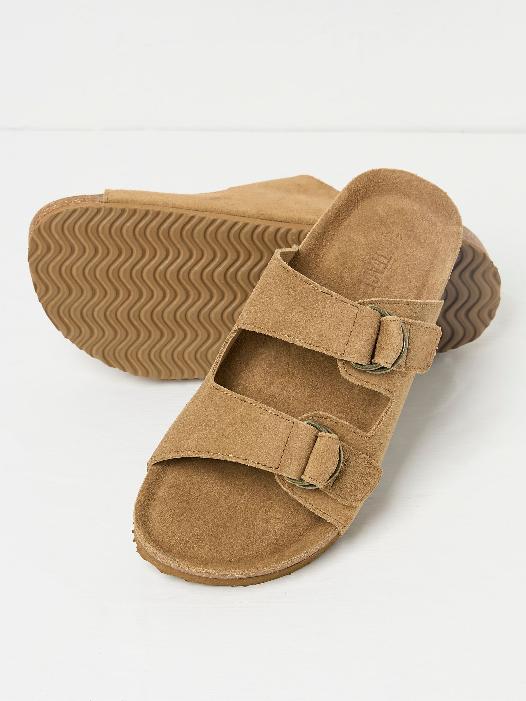 Mylor Tan Brown Suede Sandal - Image 2 of 3