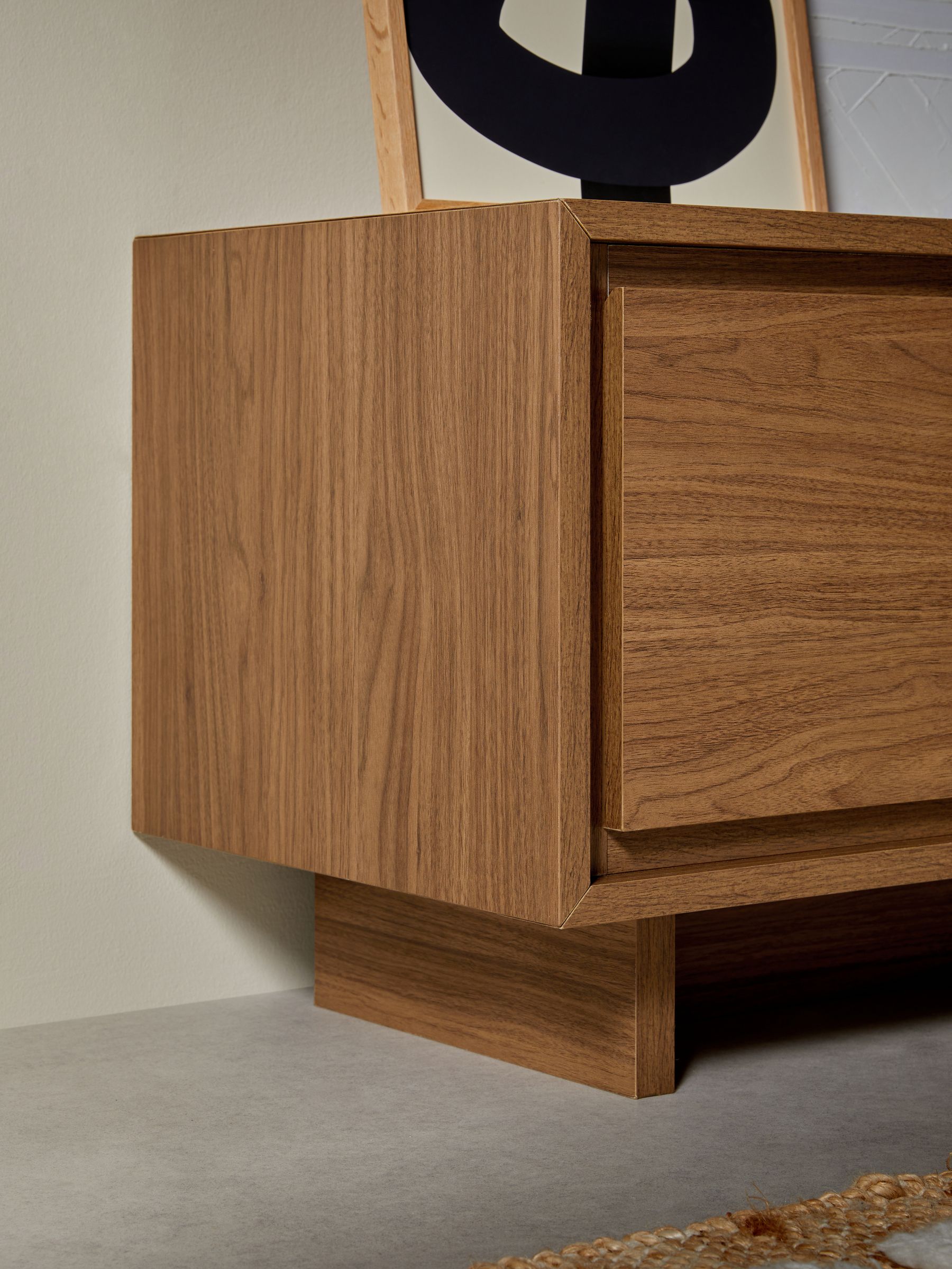 Kaci Up to 50 Inch TV Unit in Dark Walnut Effect - Image 3 of 5