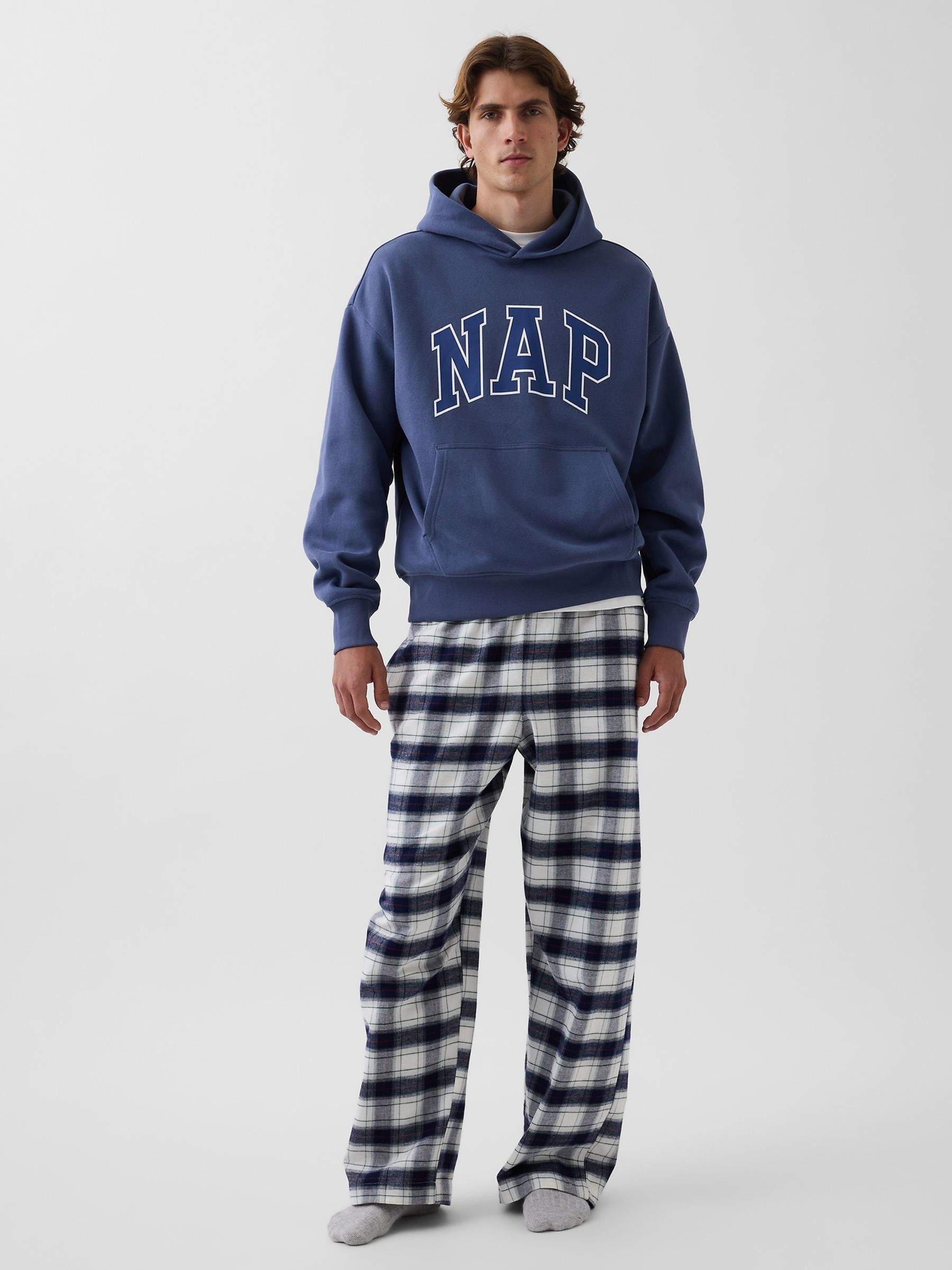 Navy Check Softest Flannel Pyjama Bottoms - Image 2 of 5